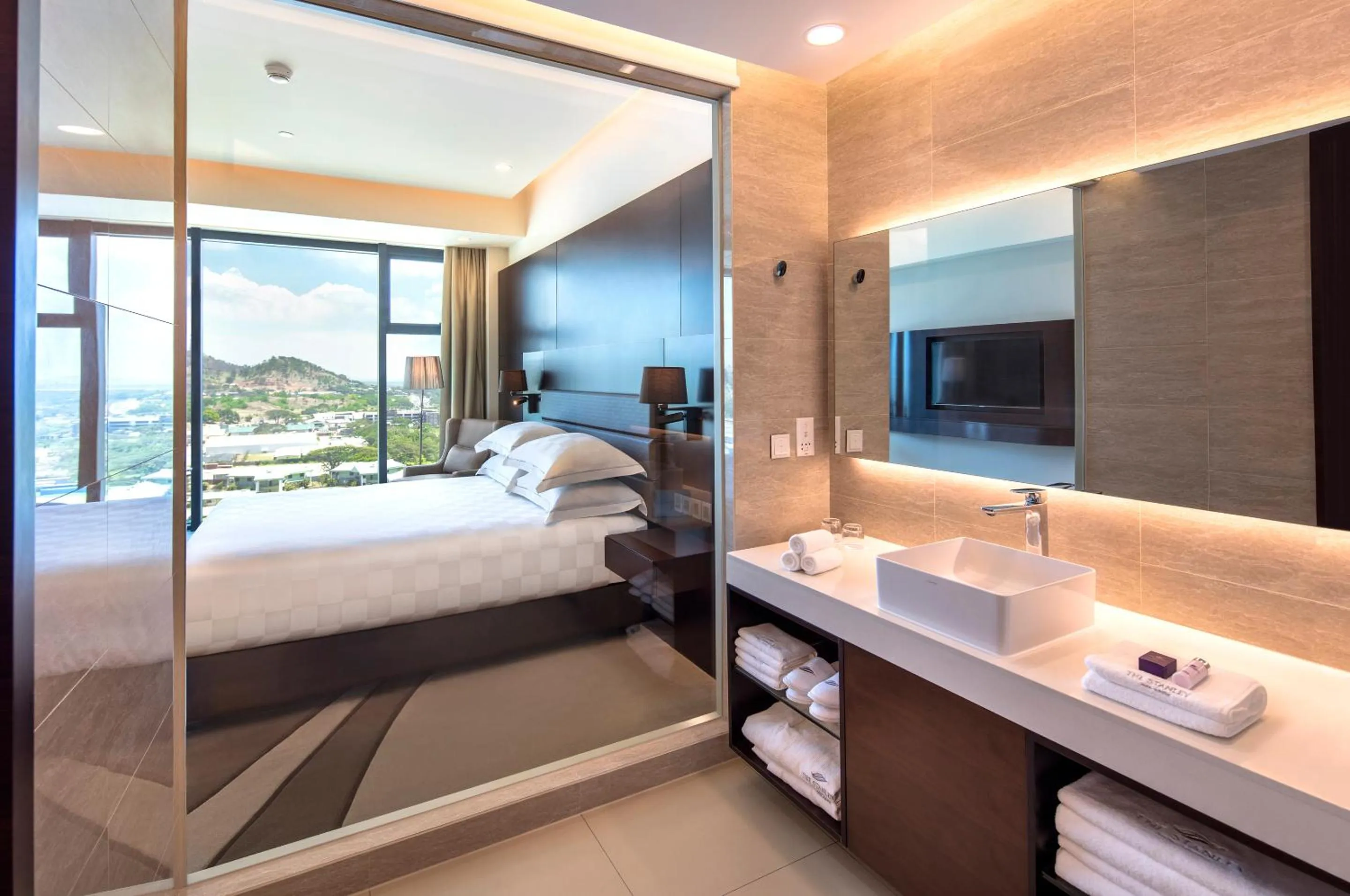 Bedroom, Bed in The Stanley Hotel & Suites