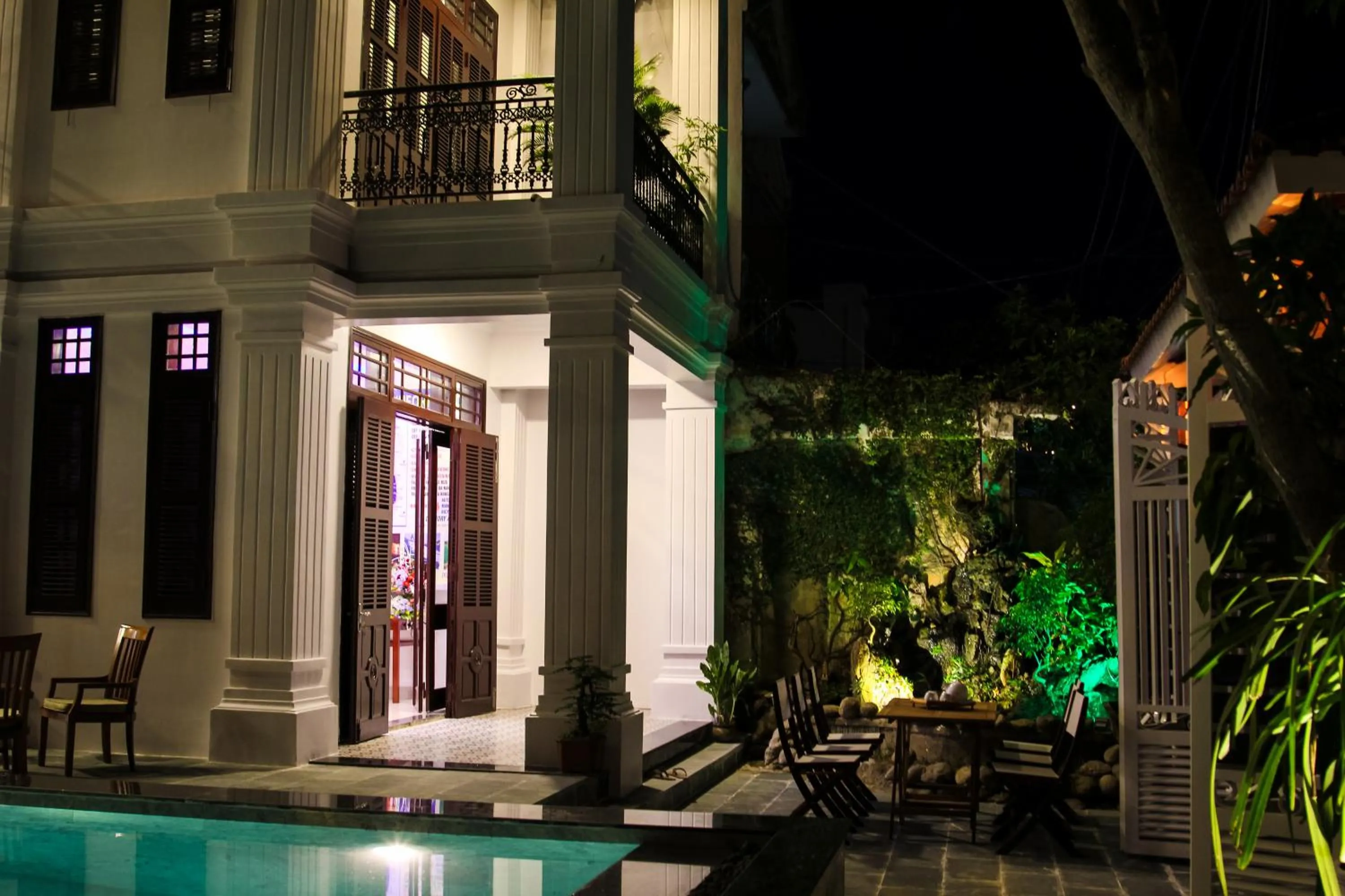 Garden view in Unity Villa