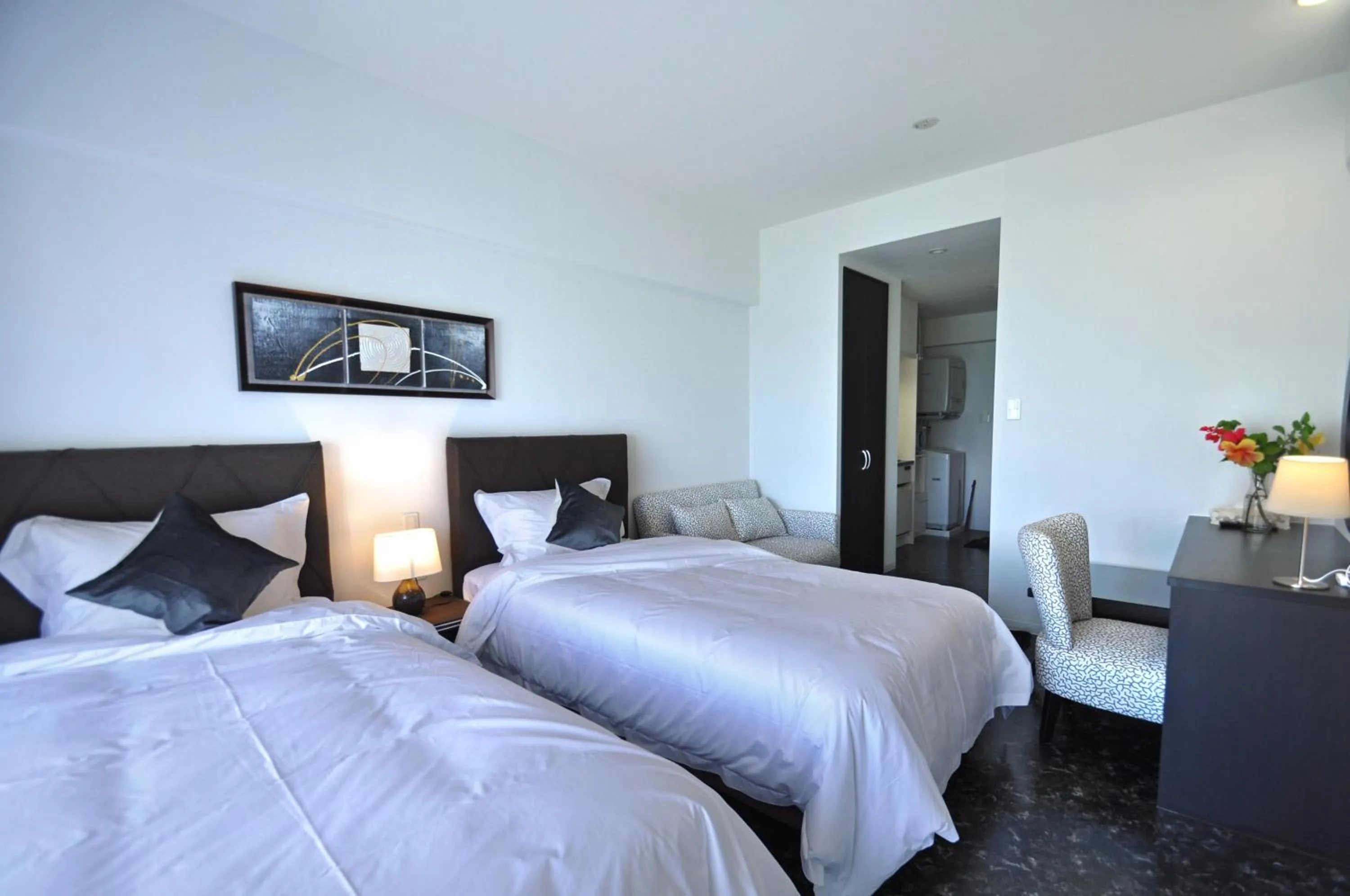 Bedroom, Bed in Beach Front Tower Mihama by DSH