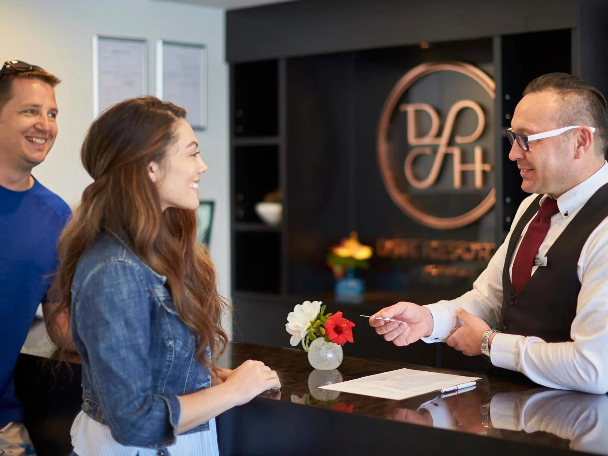 Lobby or reception in Beach Front Tower Mihama by DSH