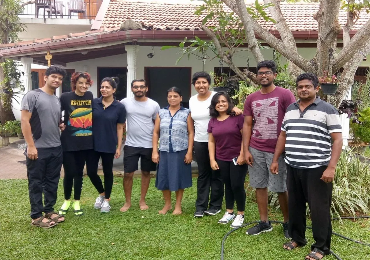 Garden view in House of Seya
