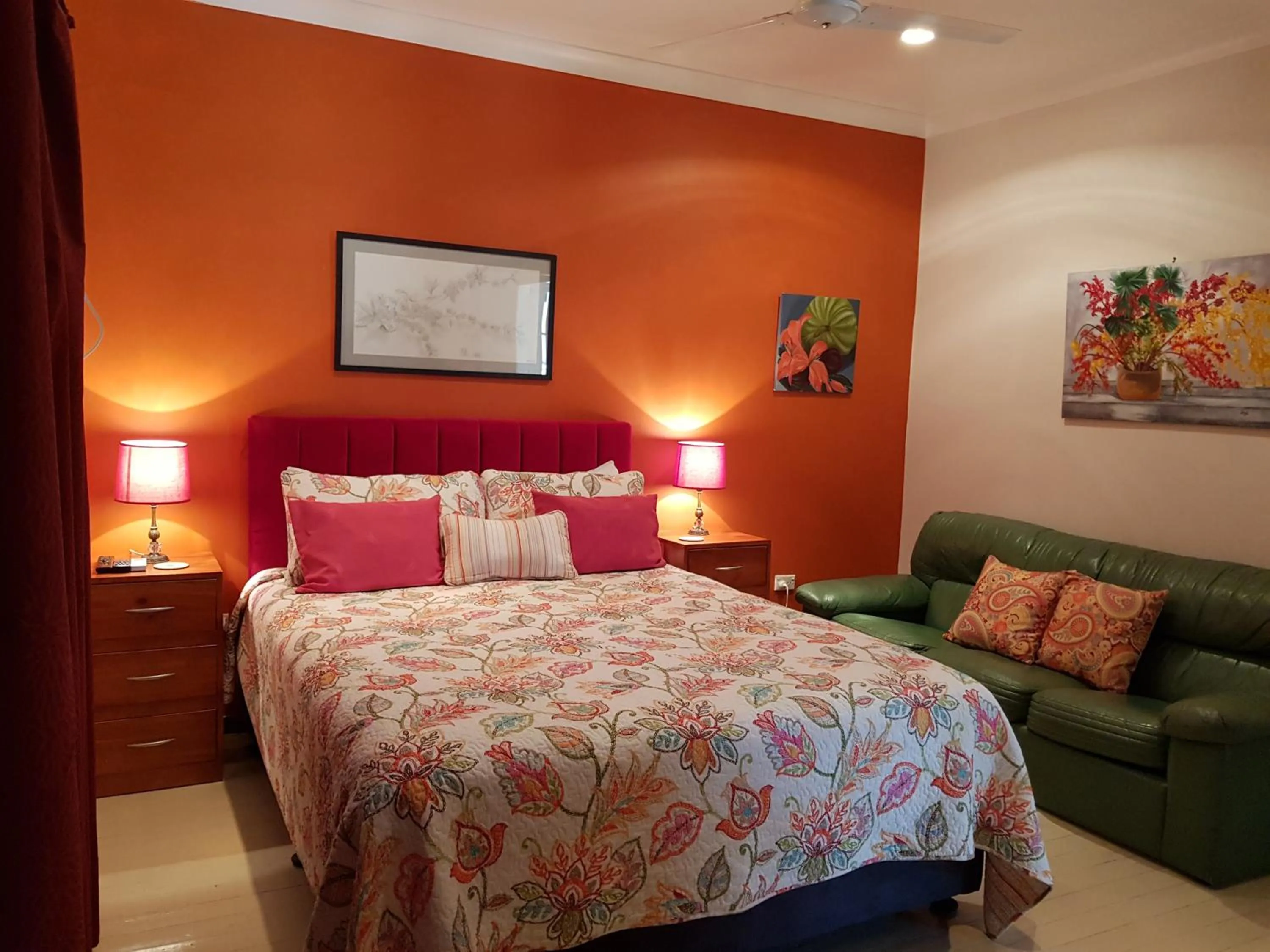 Bed in Sonja's Bed and Breakfast