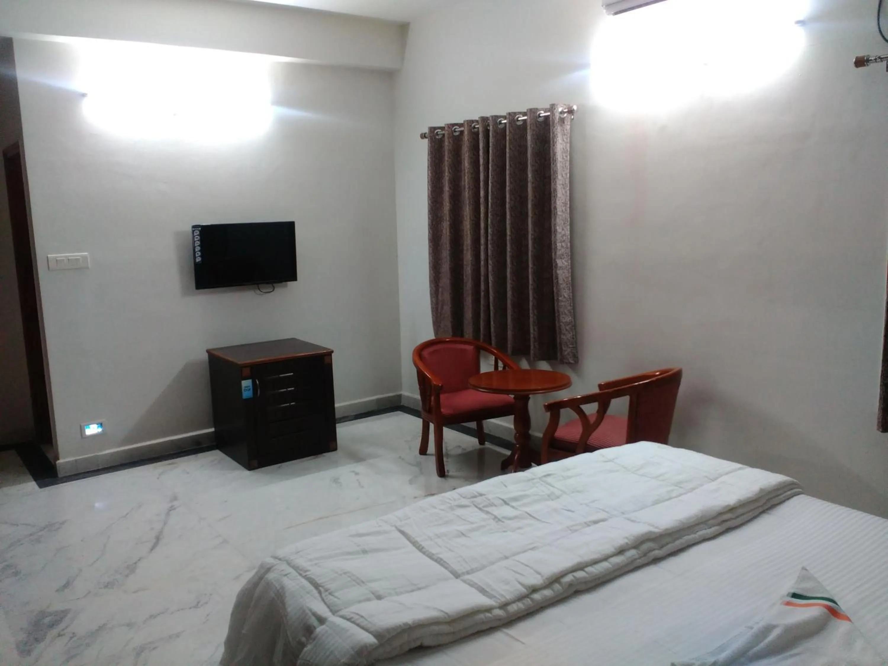 Bedroom, Bed in Fresh Living Prime Banjara