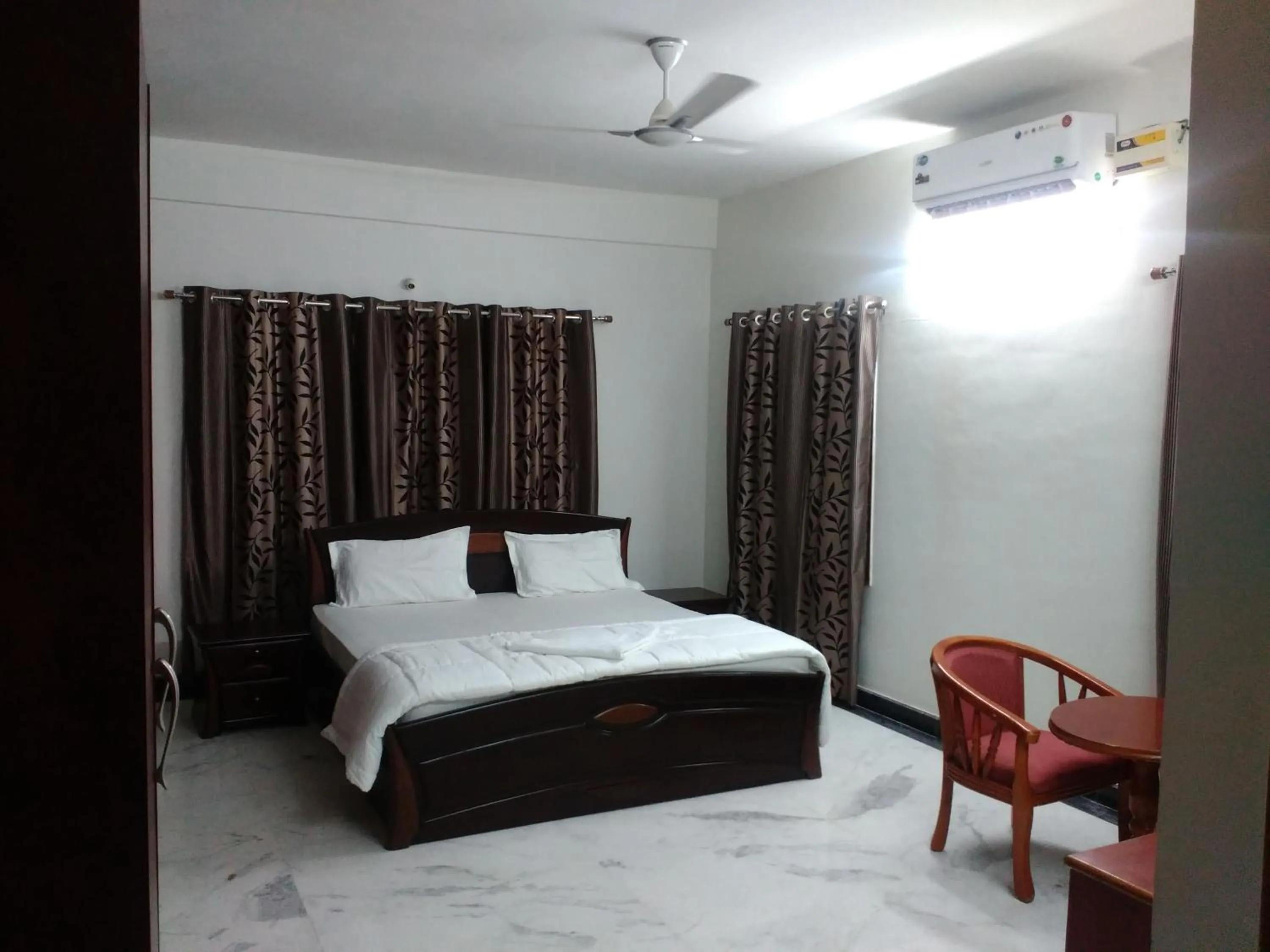 Bedroom, Bed in Fresh Living Prime Banjara