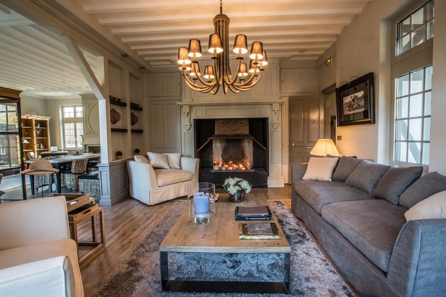 Communal lounge/ TV room in Domaine des Bruyères