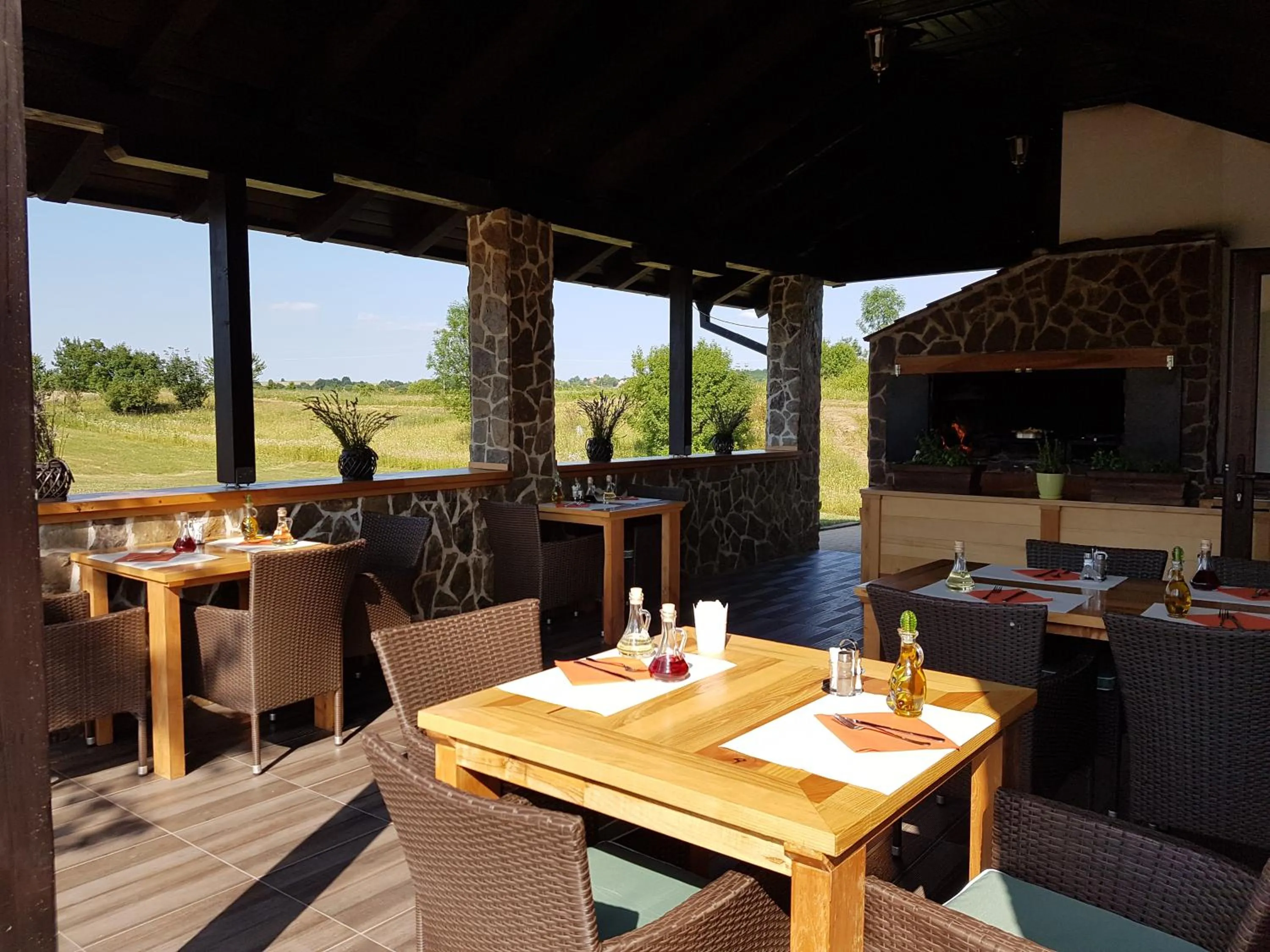 Balcony/Terrace in Villa Stone