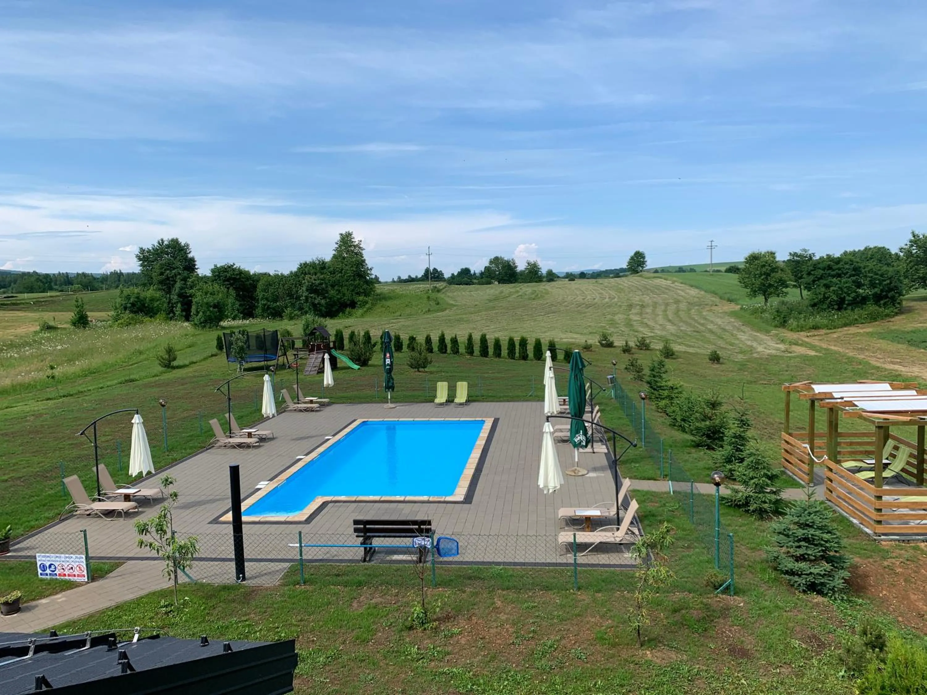 Pool view in Villa Stone