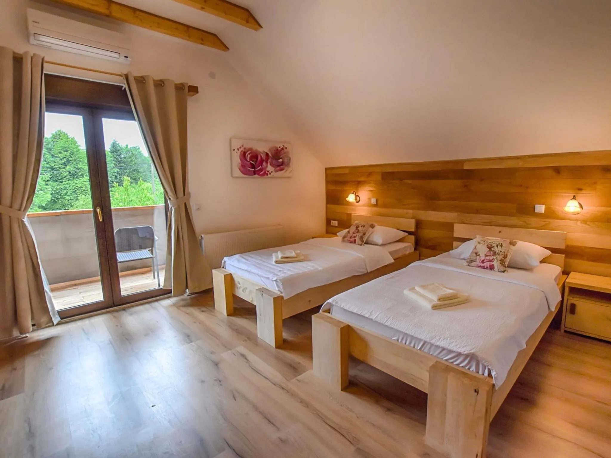 Bedroom, Bed in Villa Stone