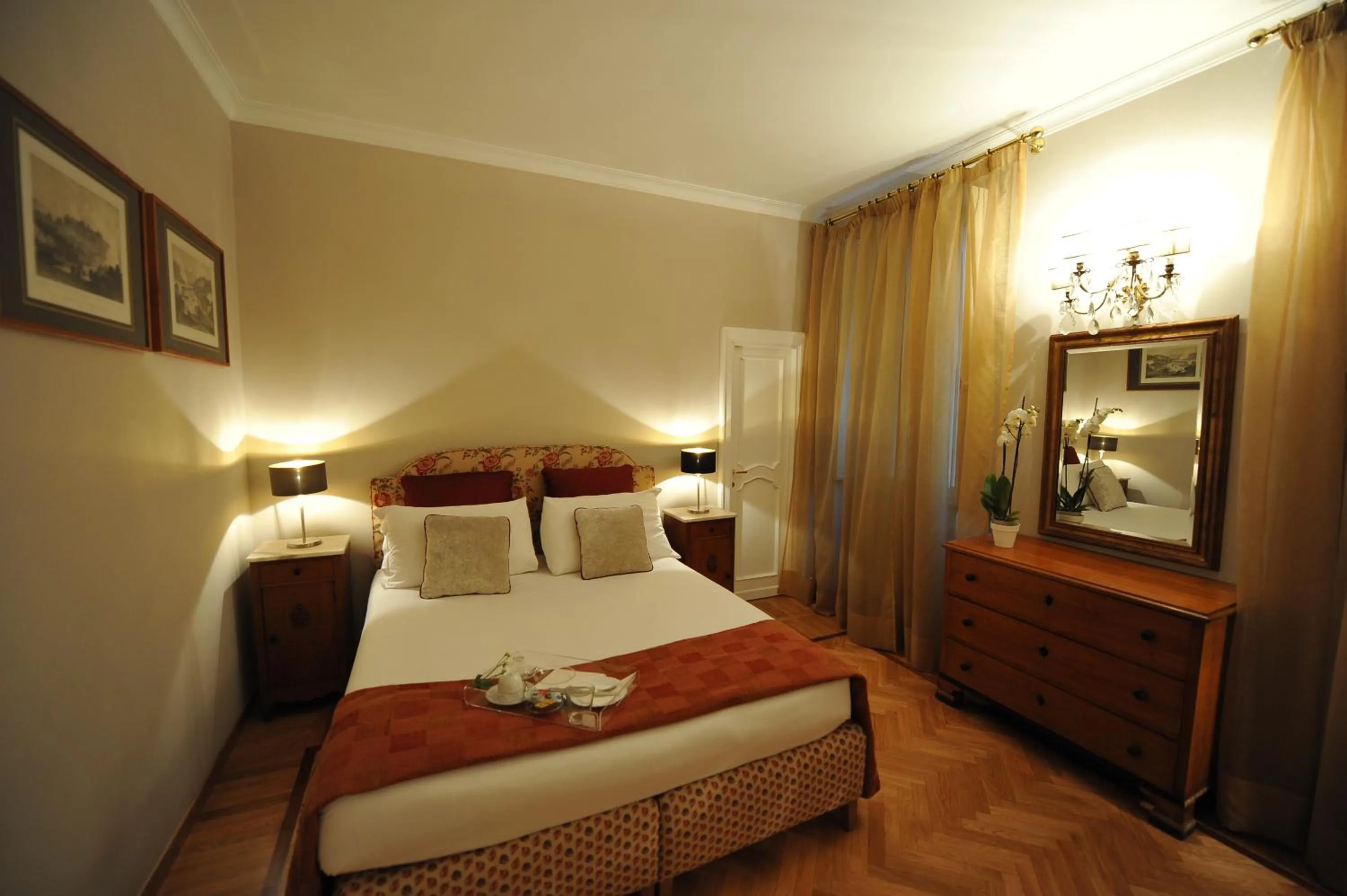 Bed in Angel Spagna Suite