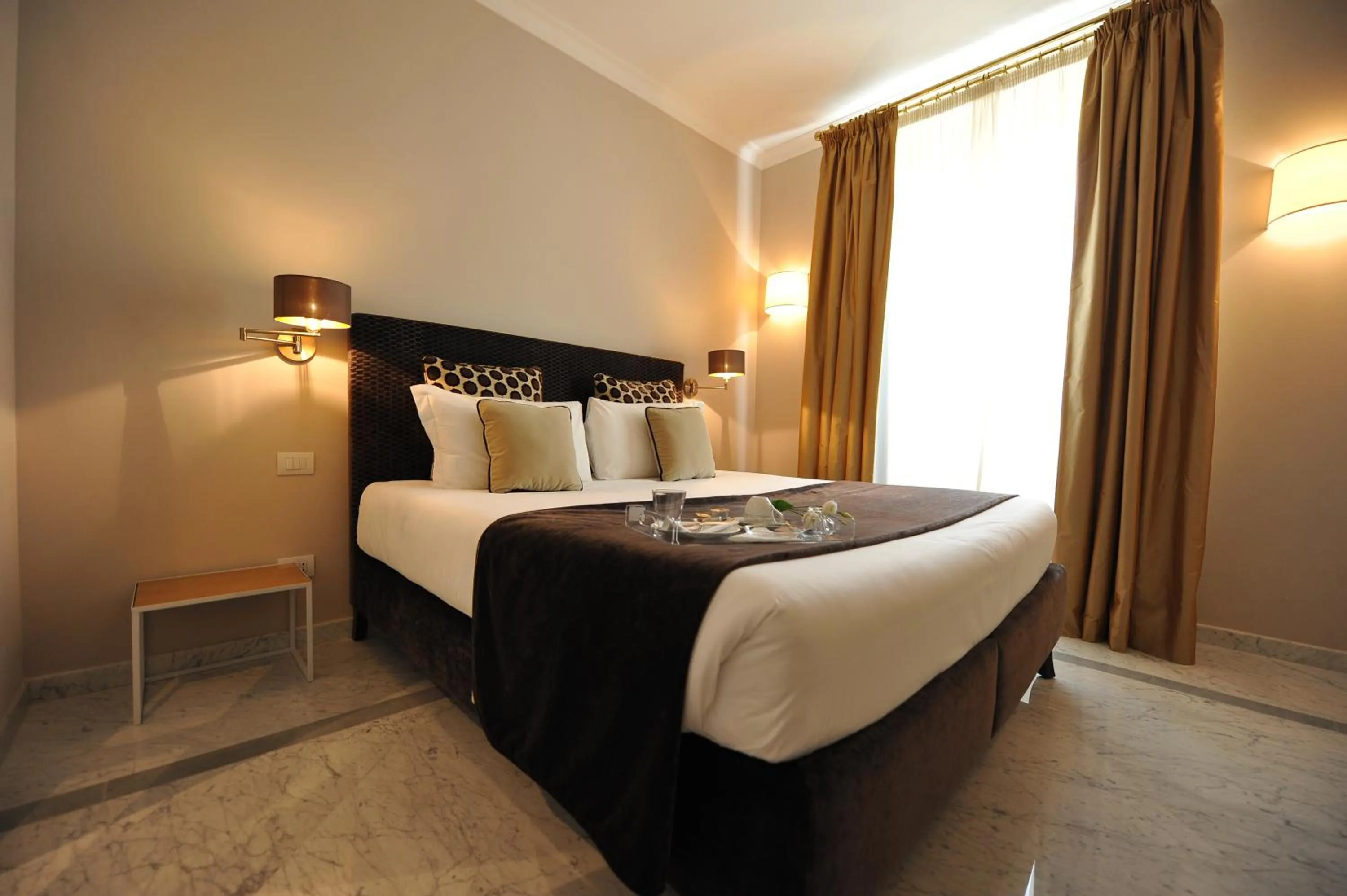 Bed in Angel Spagna Suite