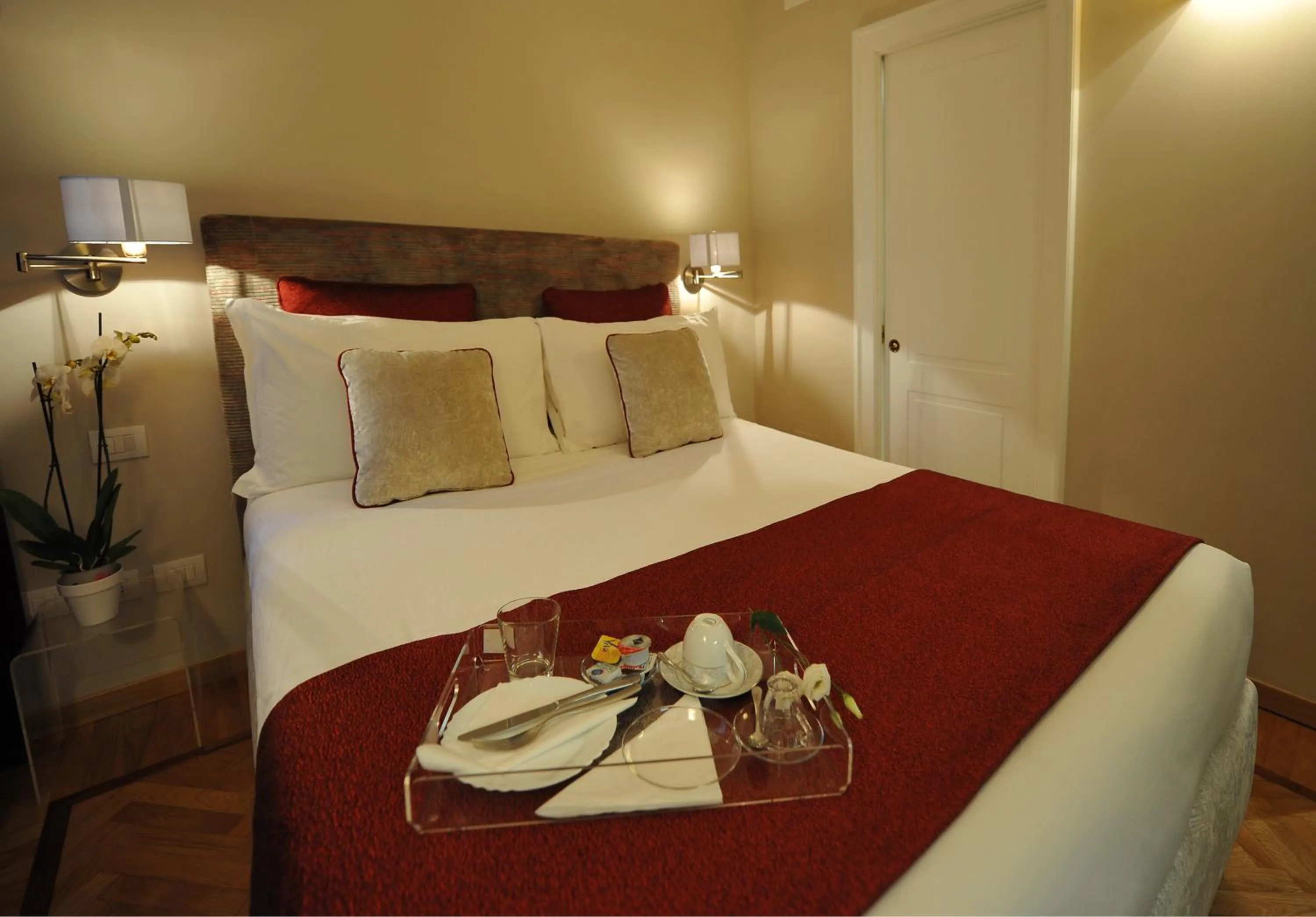 Bed in Angel Spagna Suite