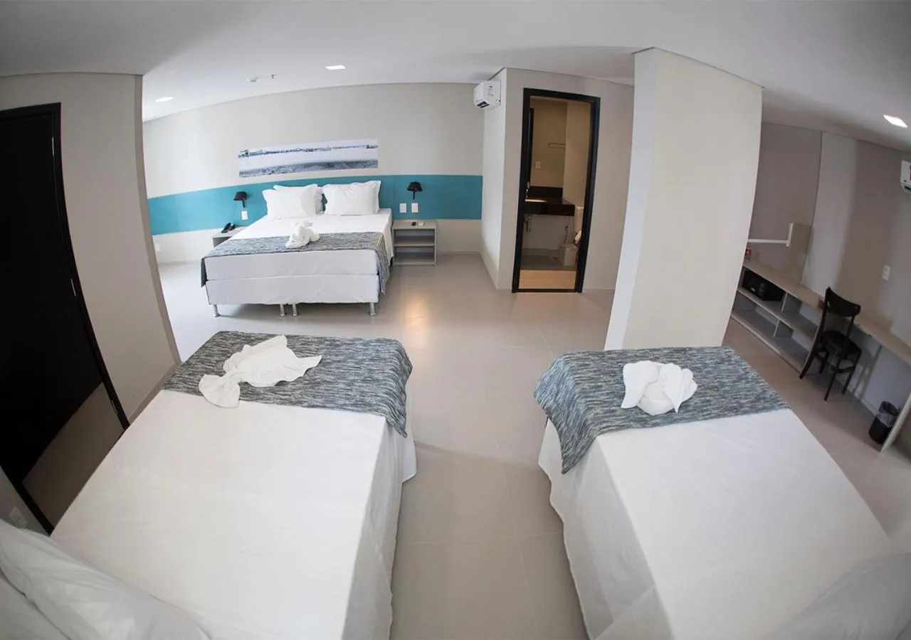 Bed in Acqua Suítes Maceió