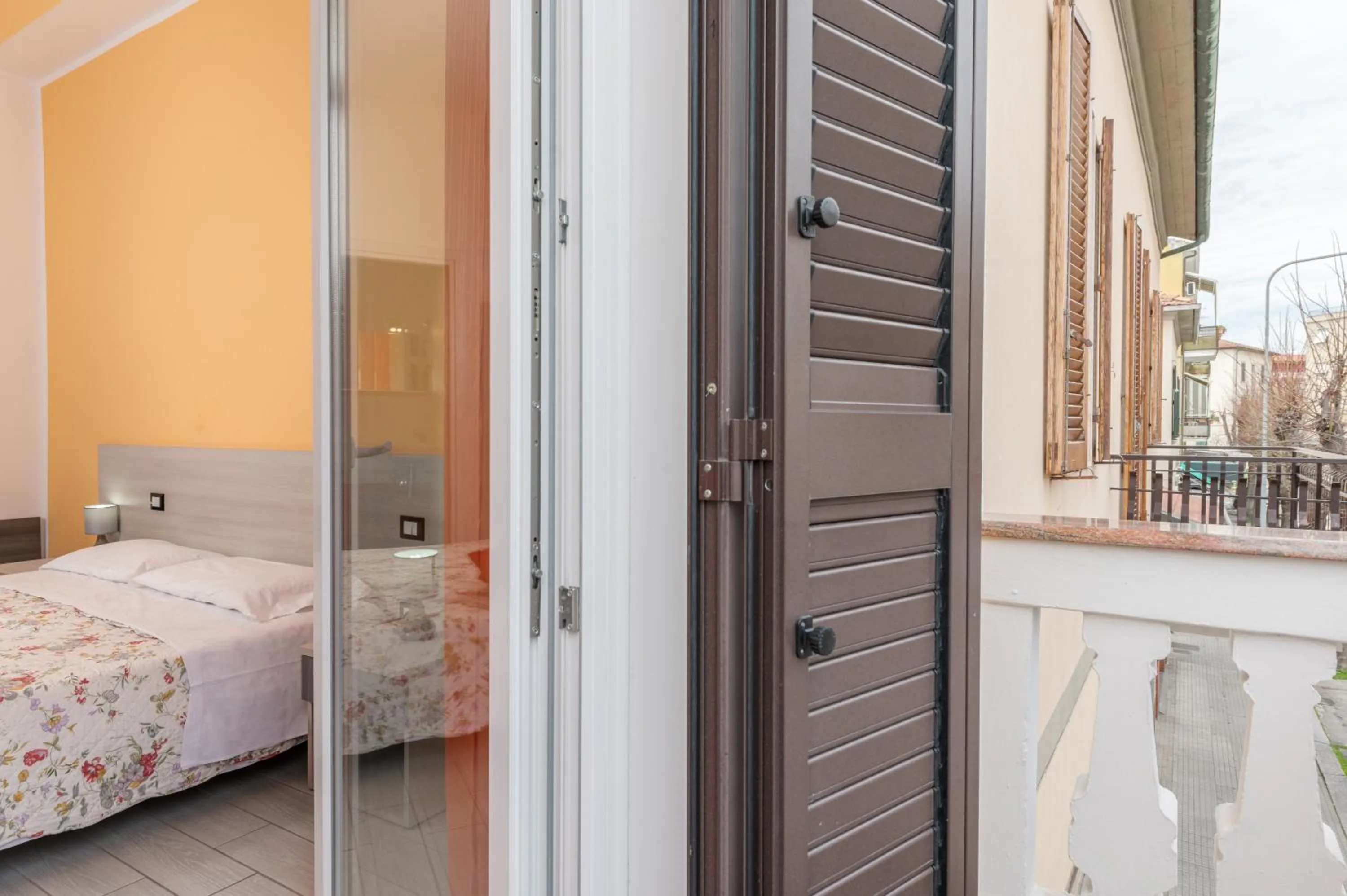 Balcony/Terrace, Bed in La Casa di Bianca