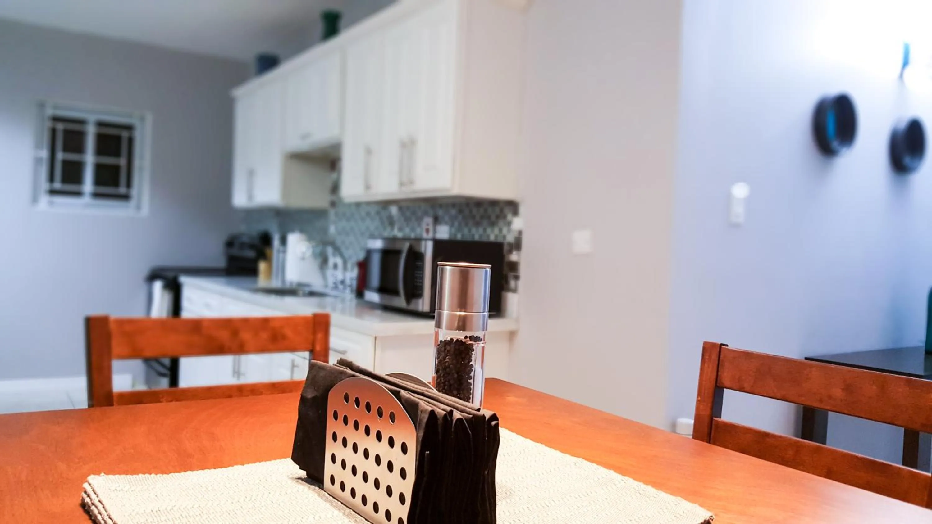 Kitchen or kitchenette in New Kingston Guest Apartments @ Donhead