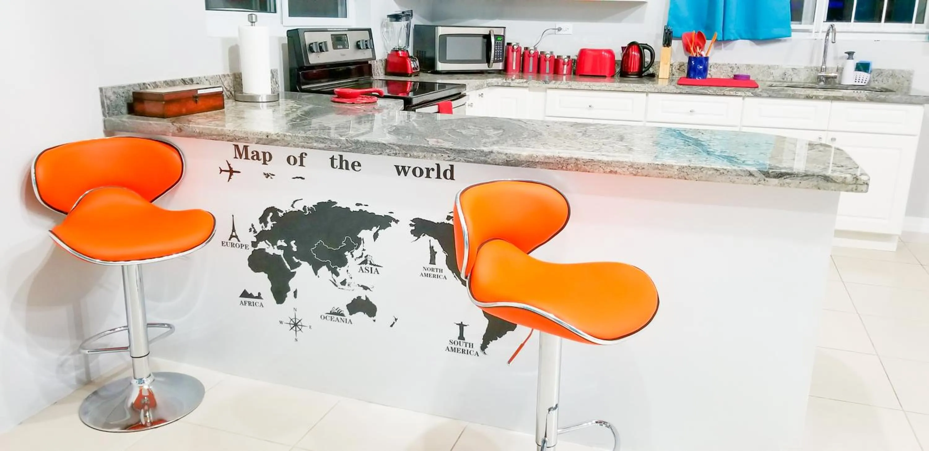 Kitchen or kitchenette in New Kingston Guest Apartments @ Donhead