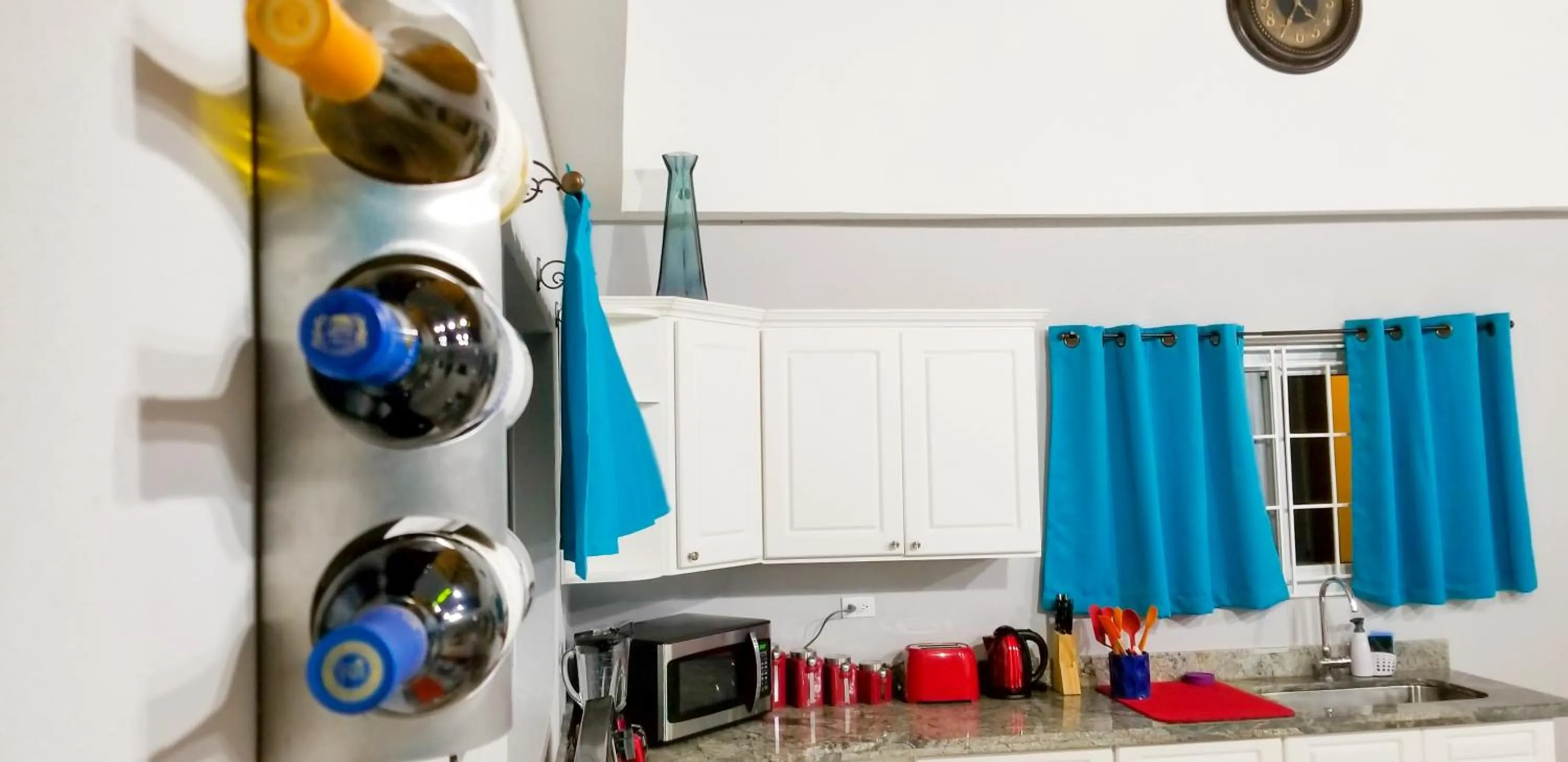 Kitchen or kitchenette in New Kingston Guest Apartments @ Donhead