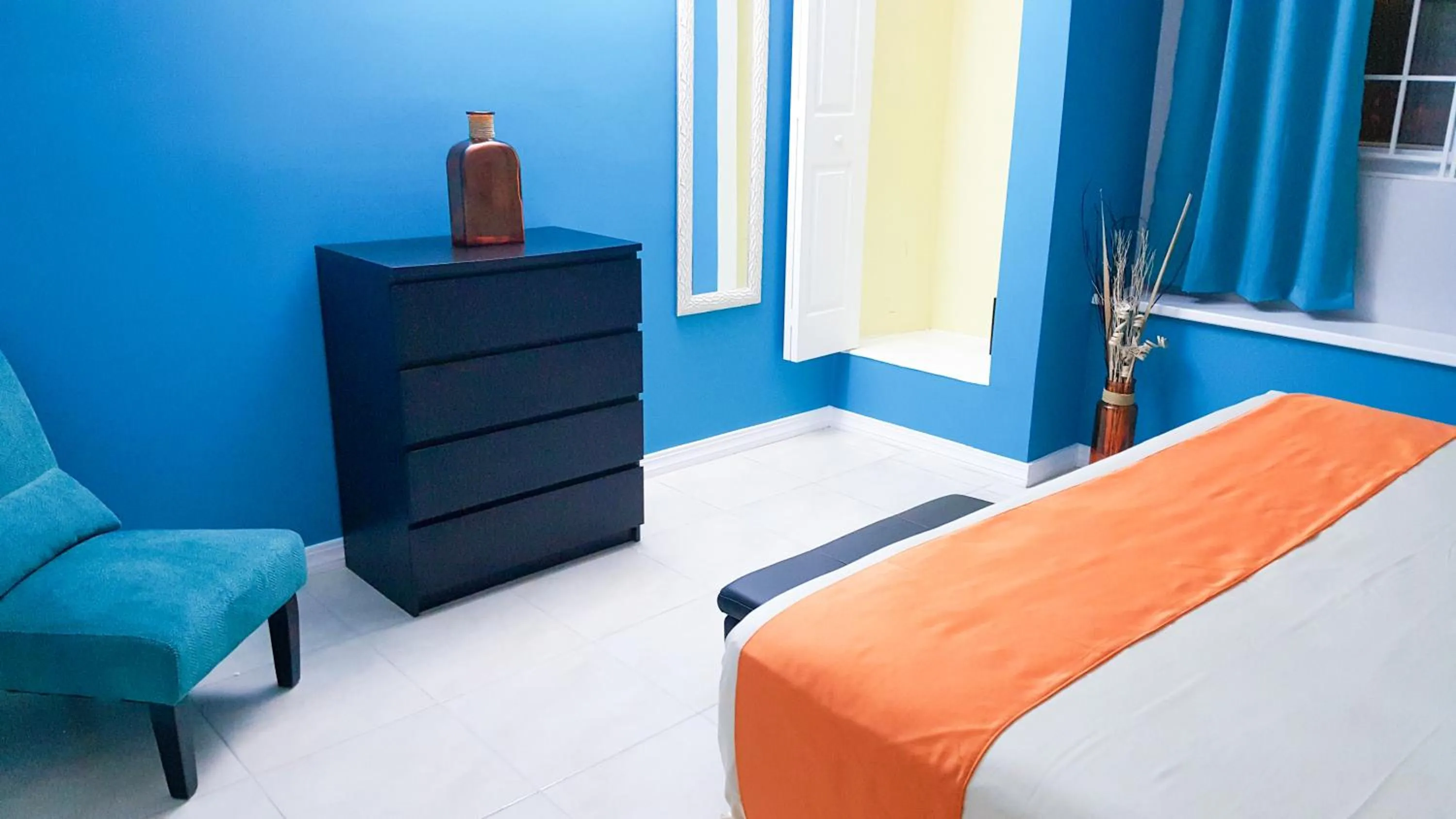 Bedroom, Bed in New Kingston Guest Apartments @ Donhead