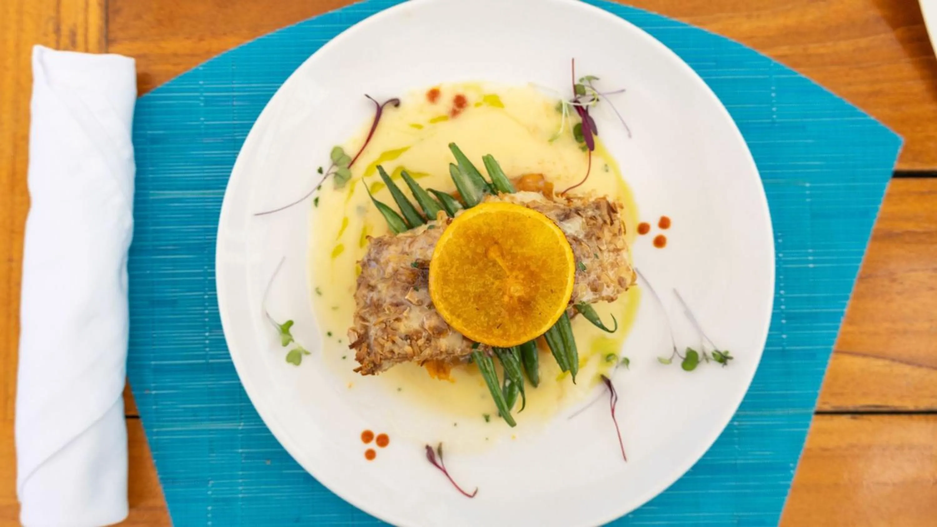 Food close-up in Oceans Edge Key West