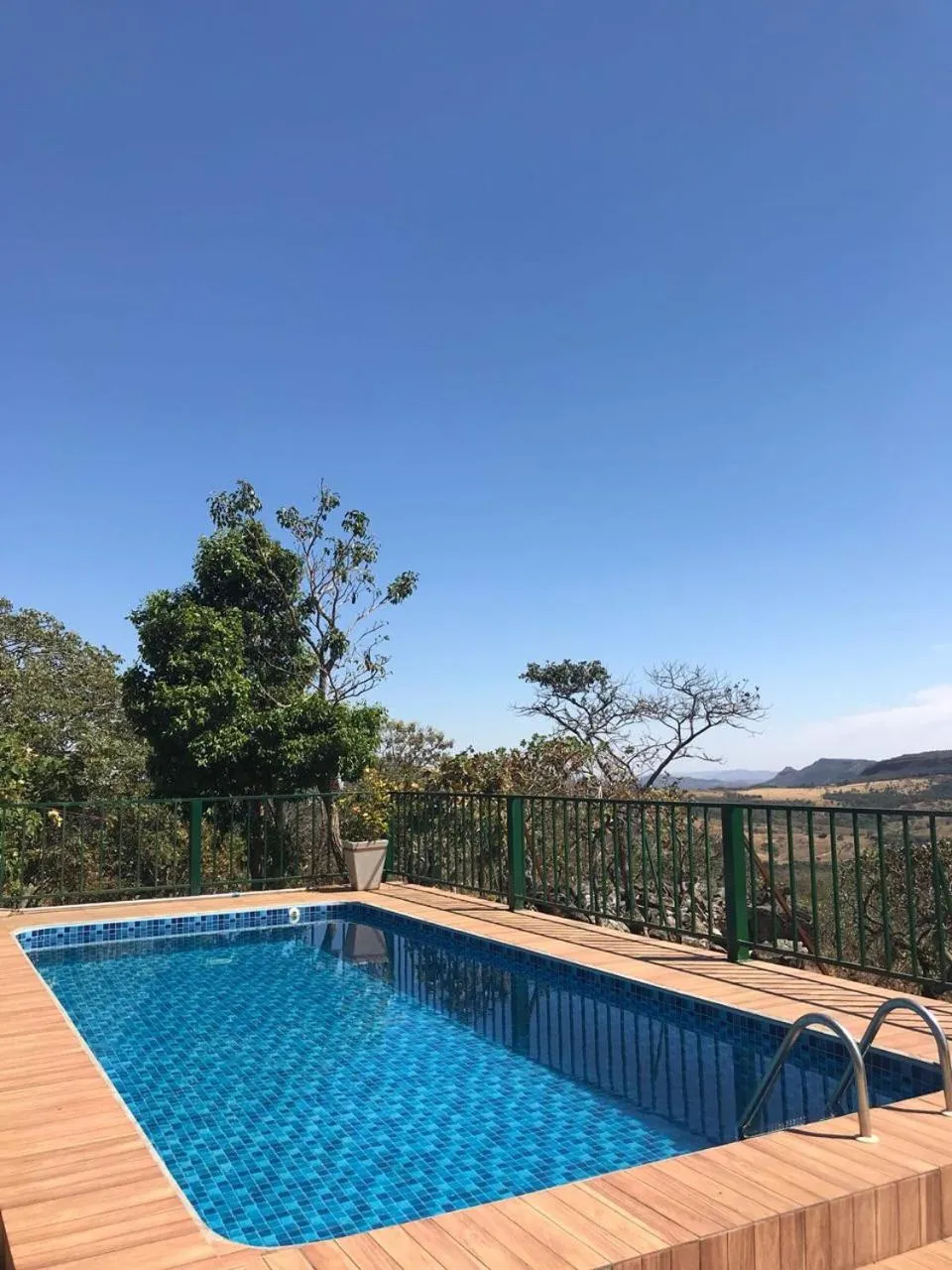 Pool view in Pousada Recanto das Pedras São Leopoldo