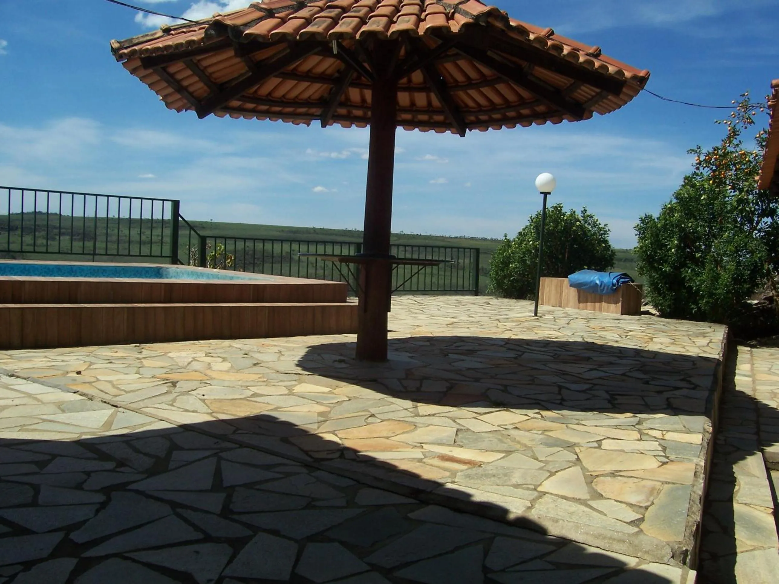 Pool view in Pousada Recanto das Pedras São Leopoldo