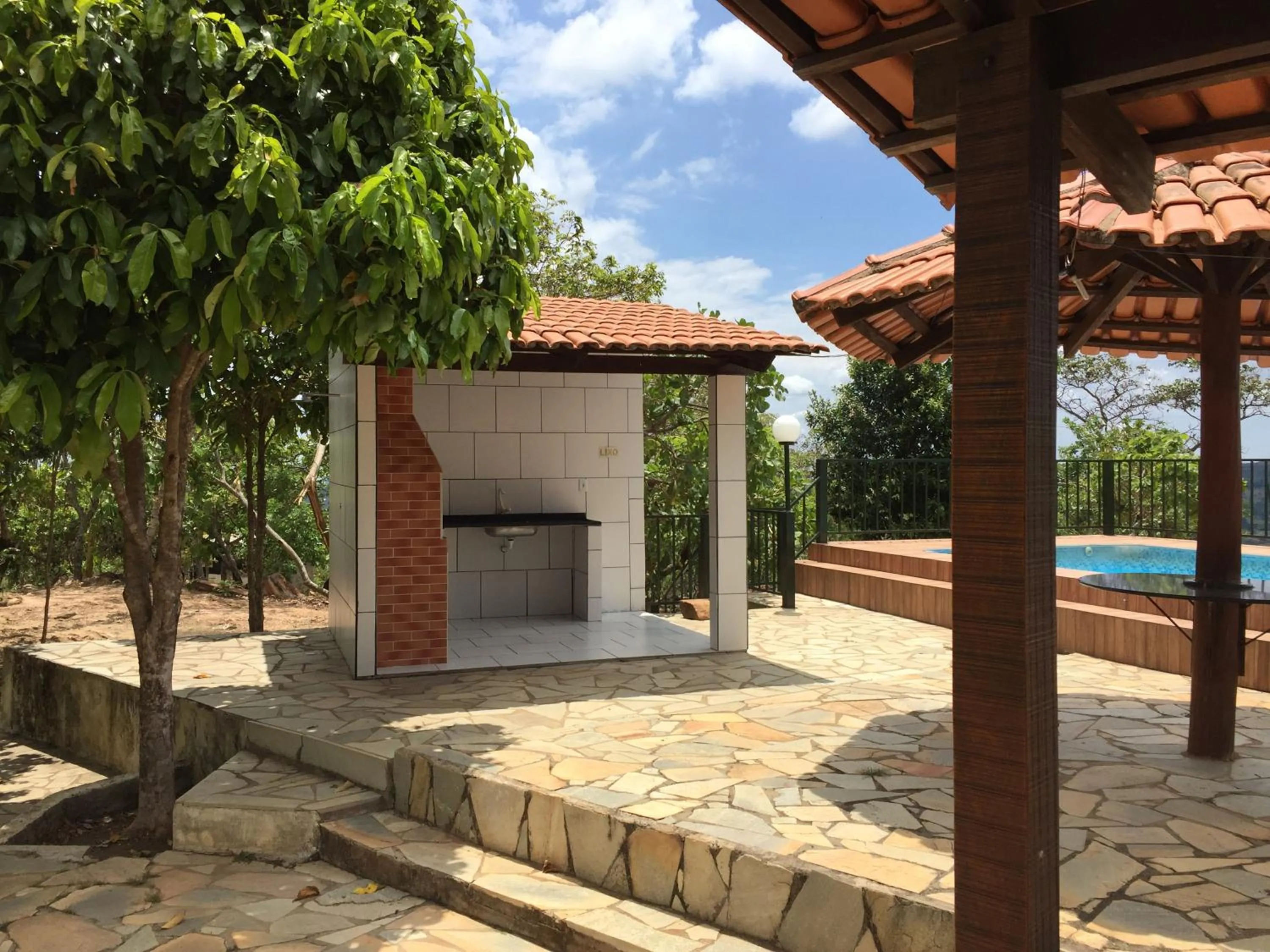 BBQ facilities in Pousada Recanto das Pedras São Leopoldo
