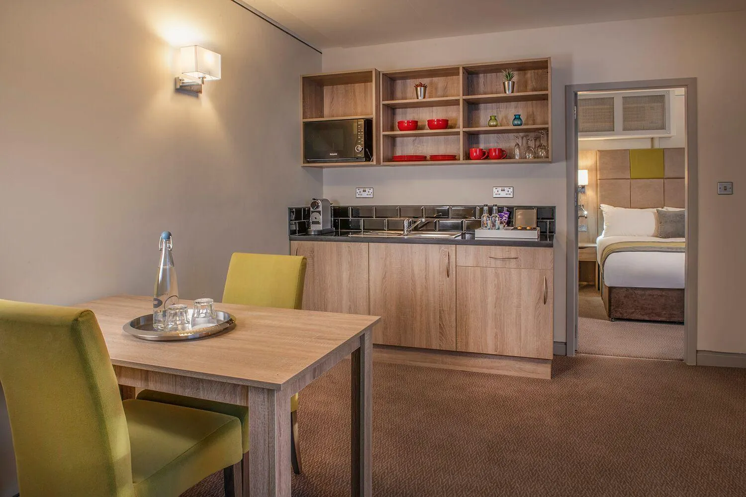 Kitchen or kitchenette in The Jubilee Hotel