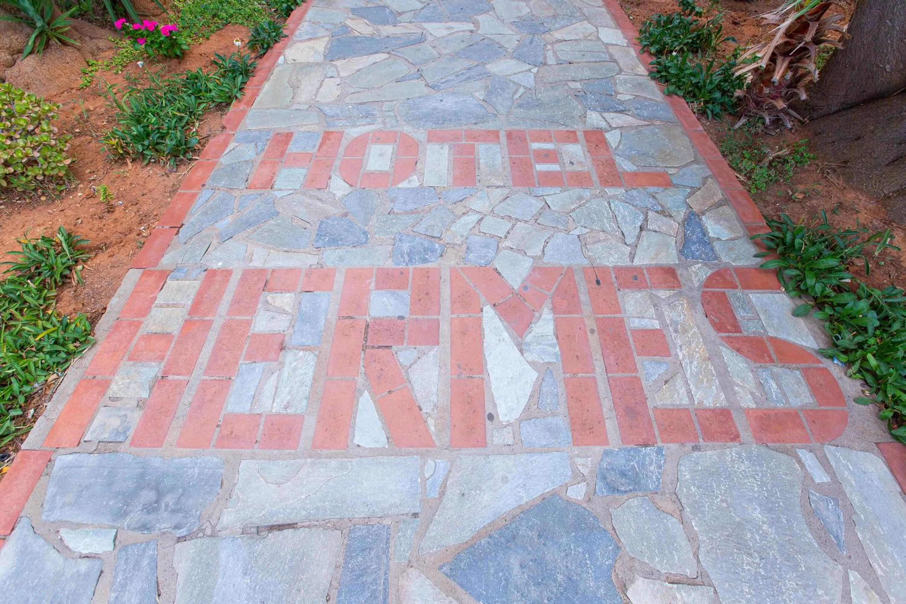 Facade/entrance in Hermes Hotel
