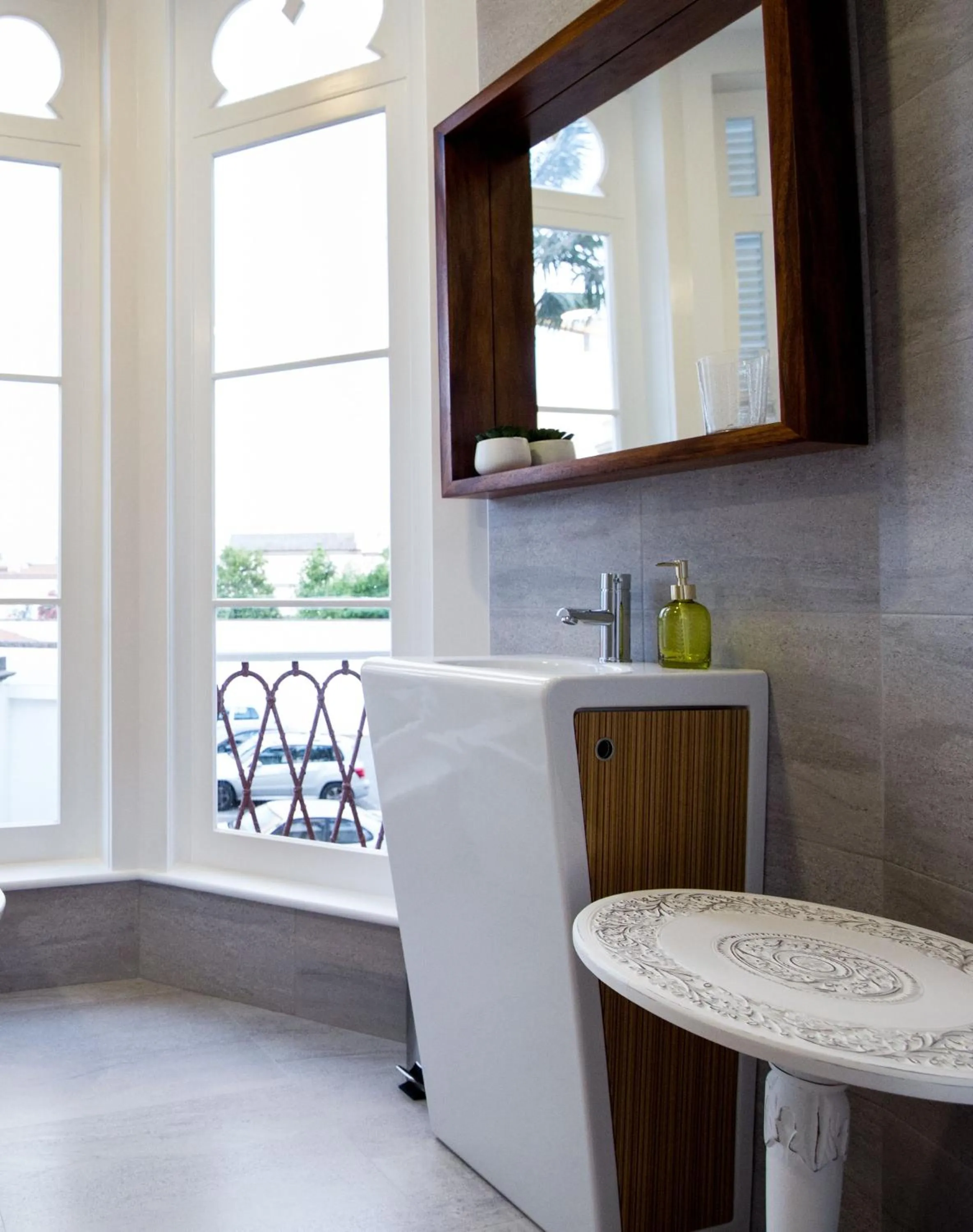 Bathroom in Casa das Palmeiras Charming House - Azores 1901