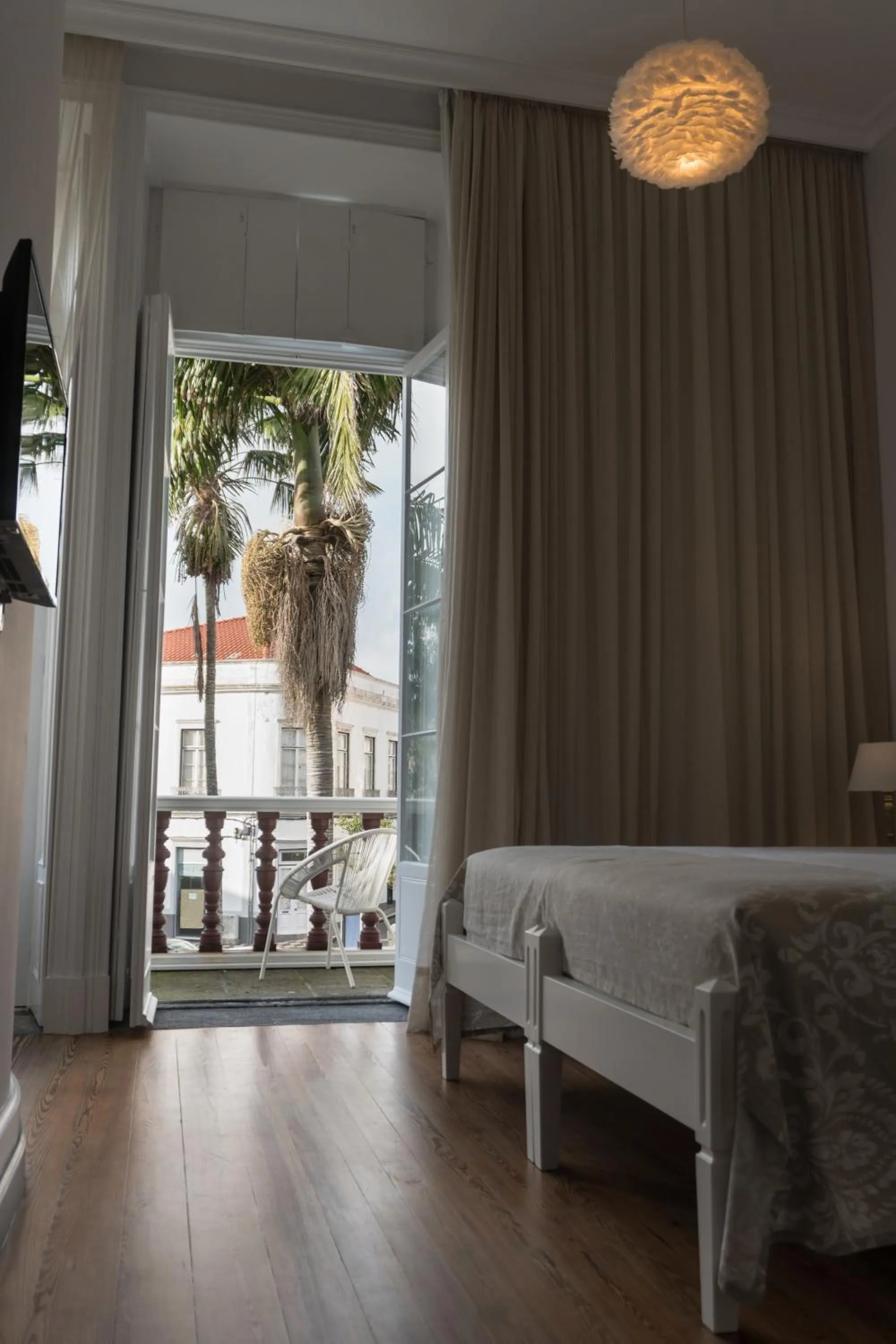 Balcony/Terrace in Casa das Palmeiras Charming House - Azores 1901