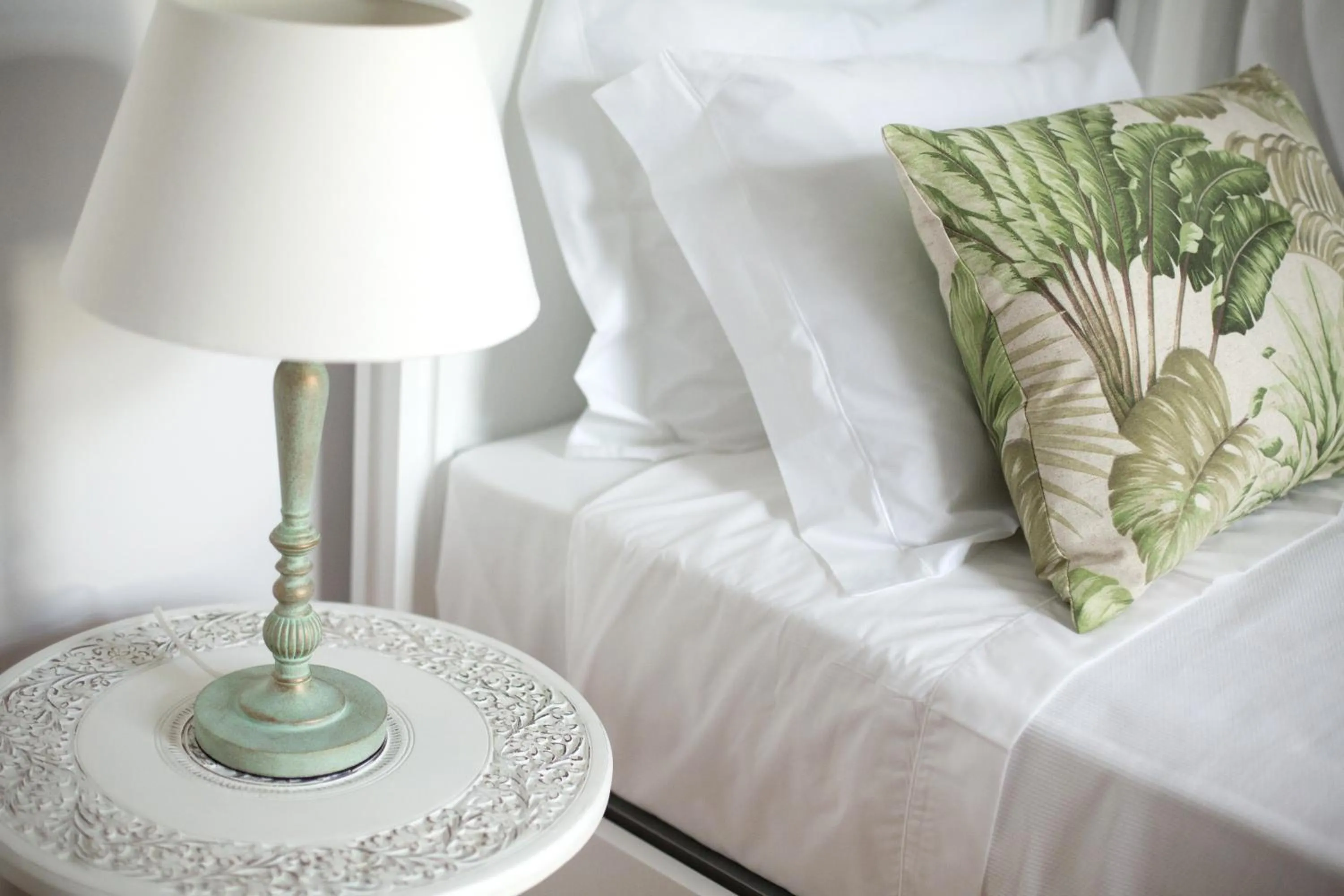Decorative detail, Bed in Casa das Palmeiras Charming House - Azores 1901