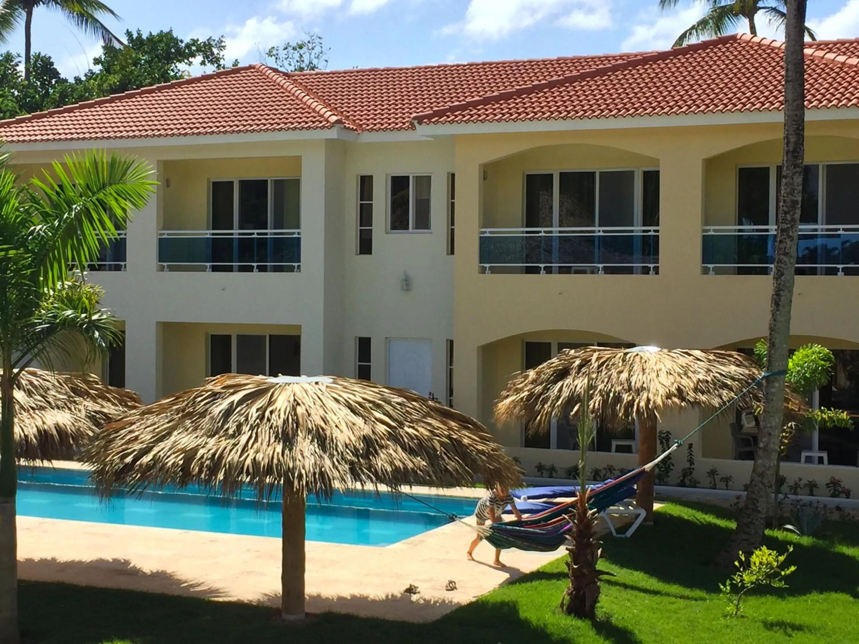 Facade/entrance in Las Galeras Hotel