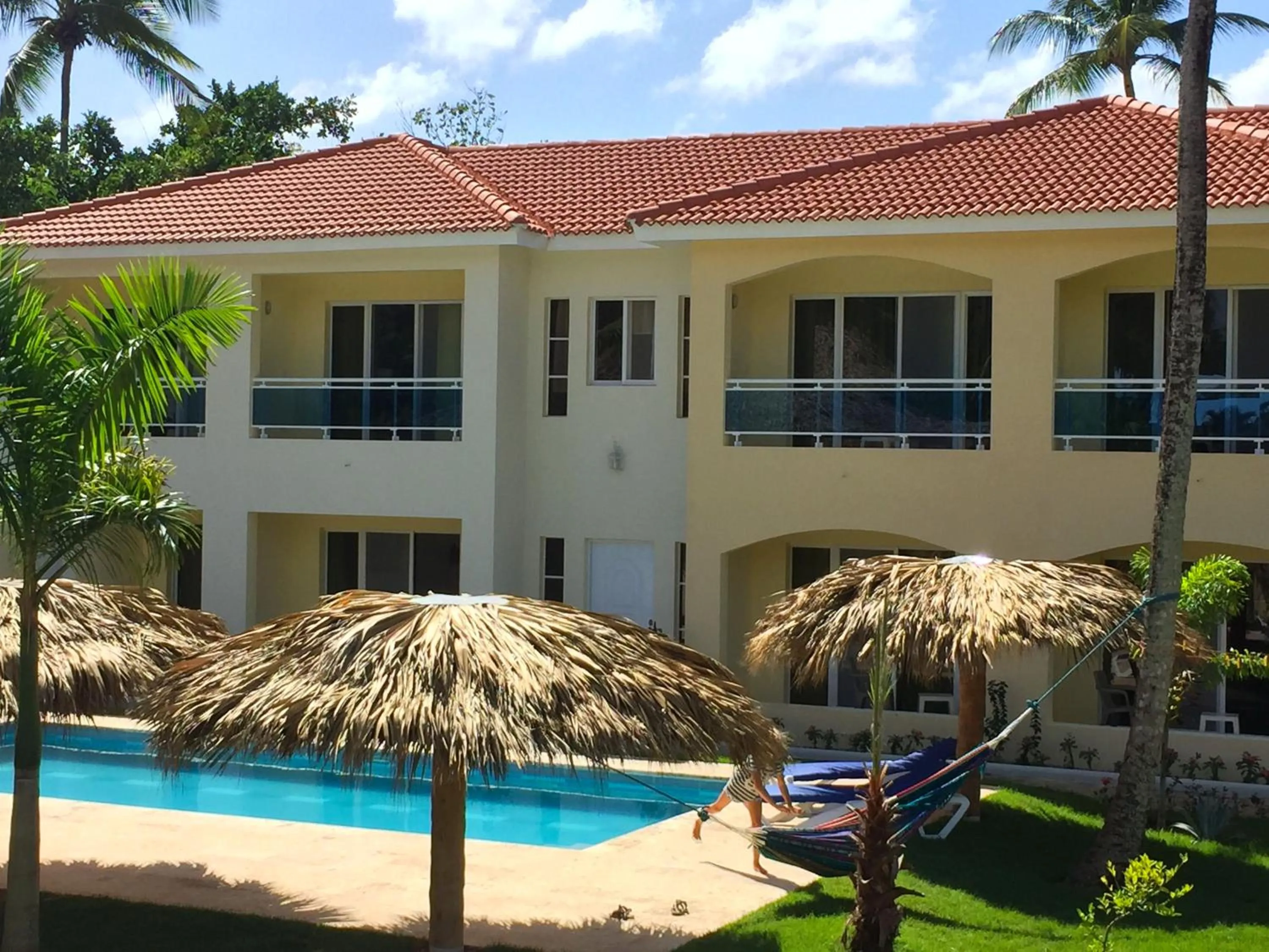Facade/entrance in Las Galeras Hotel