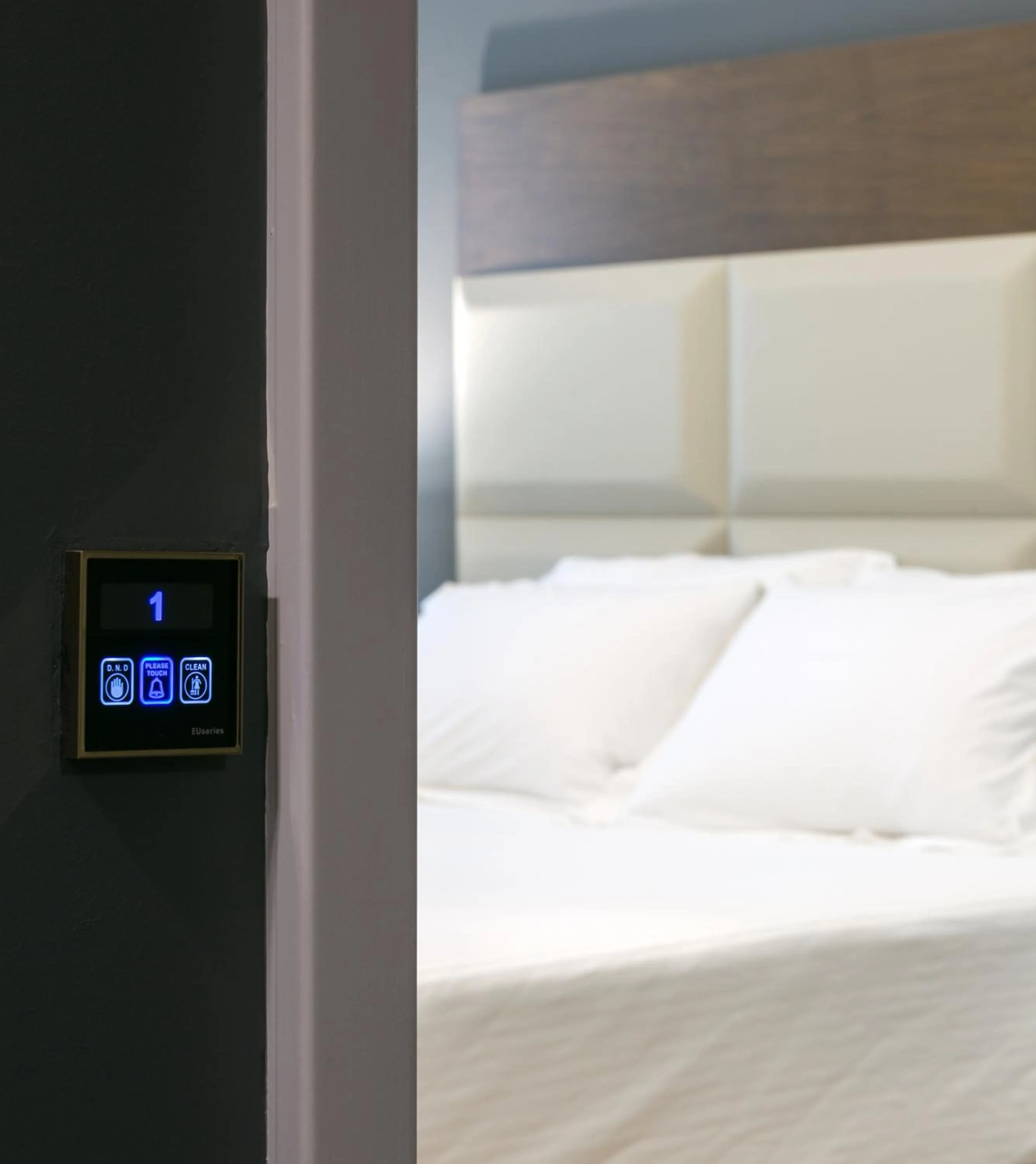 Decorative detail, Bed in Anaktorikon Boutique Hotel