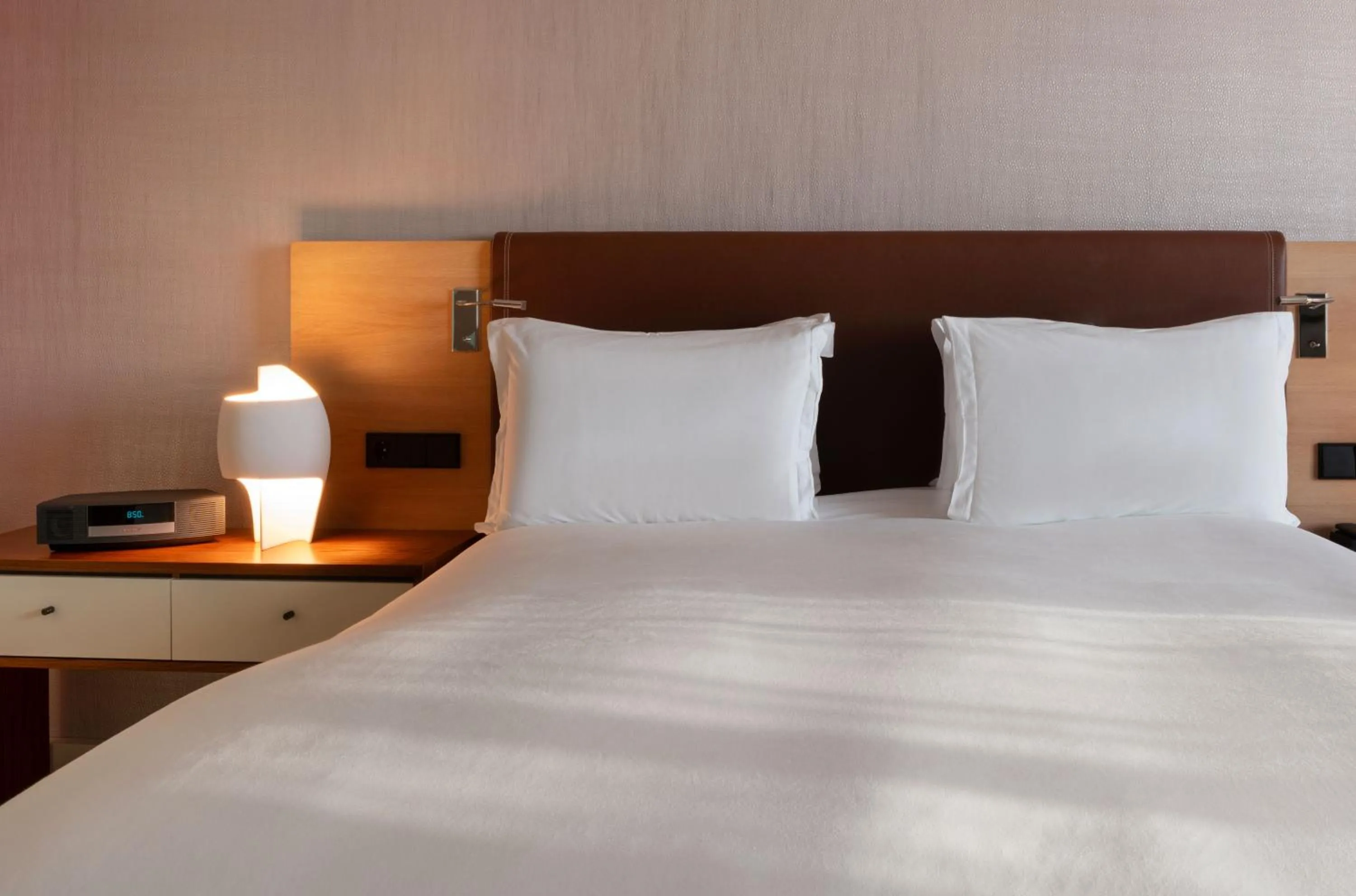 Bed in Sofitel Luxembourg Le Grand Ducal