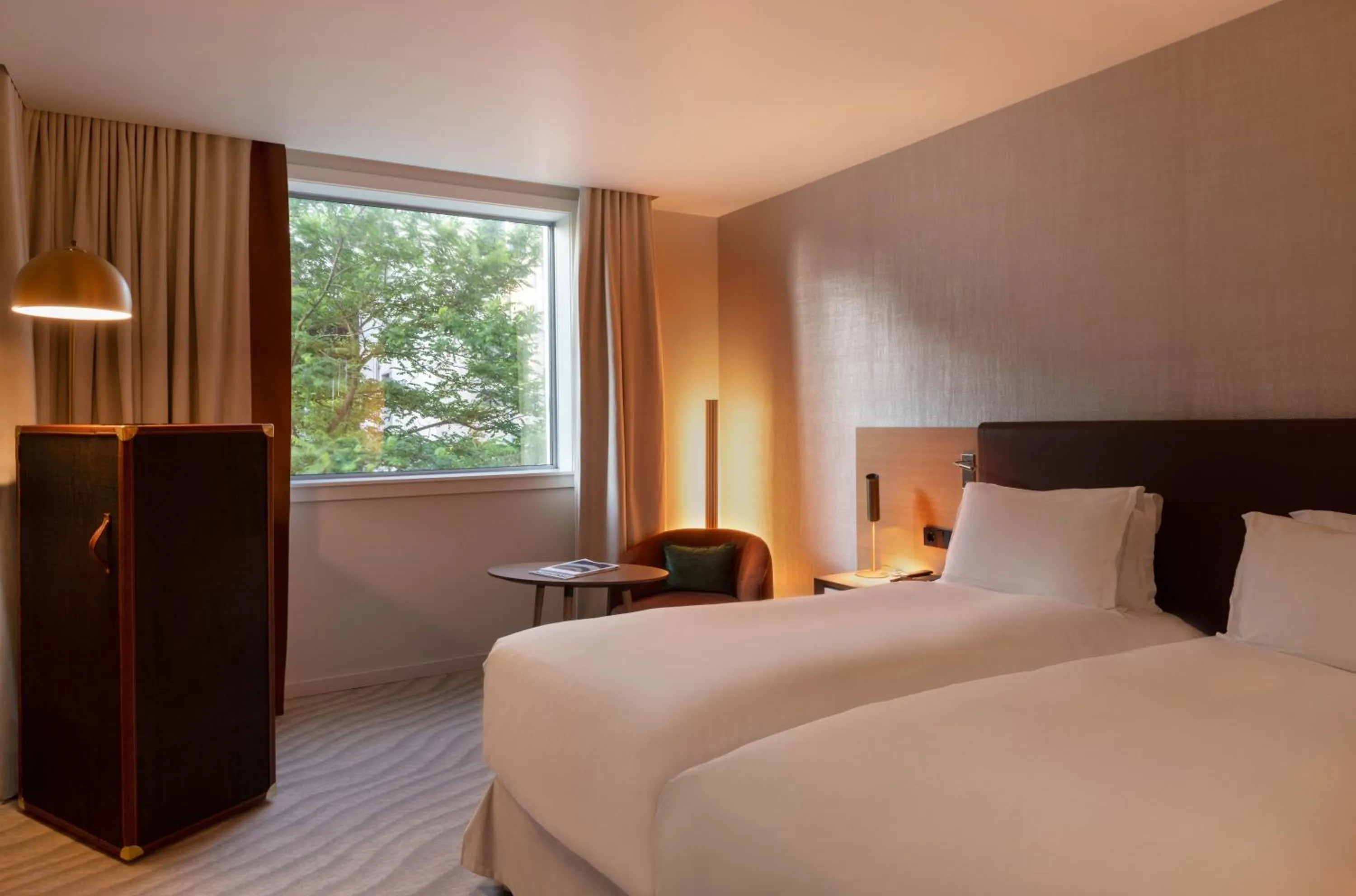 Bed in Sofitel Luxembourg Le Grand Ducal