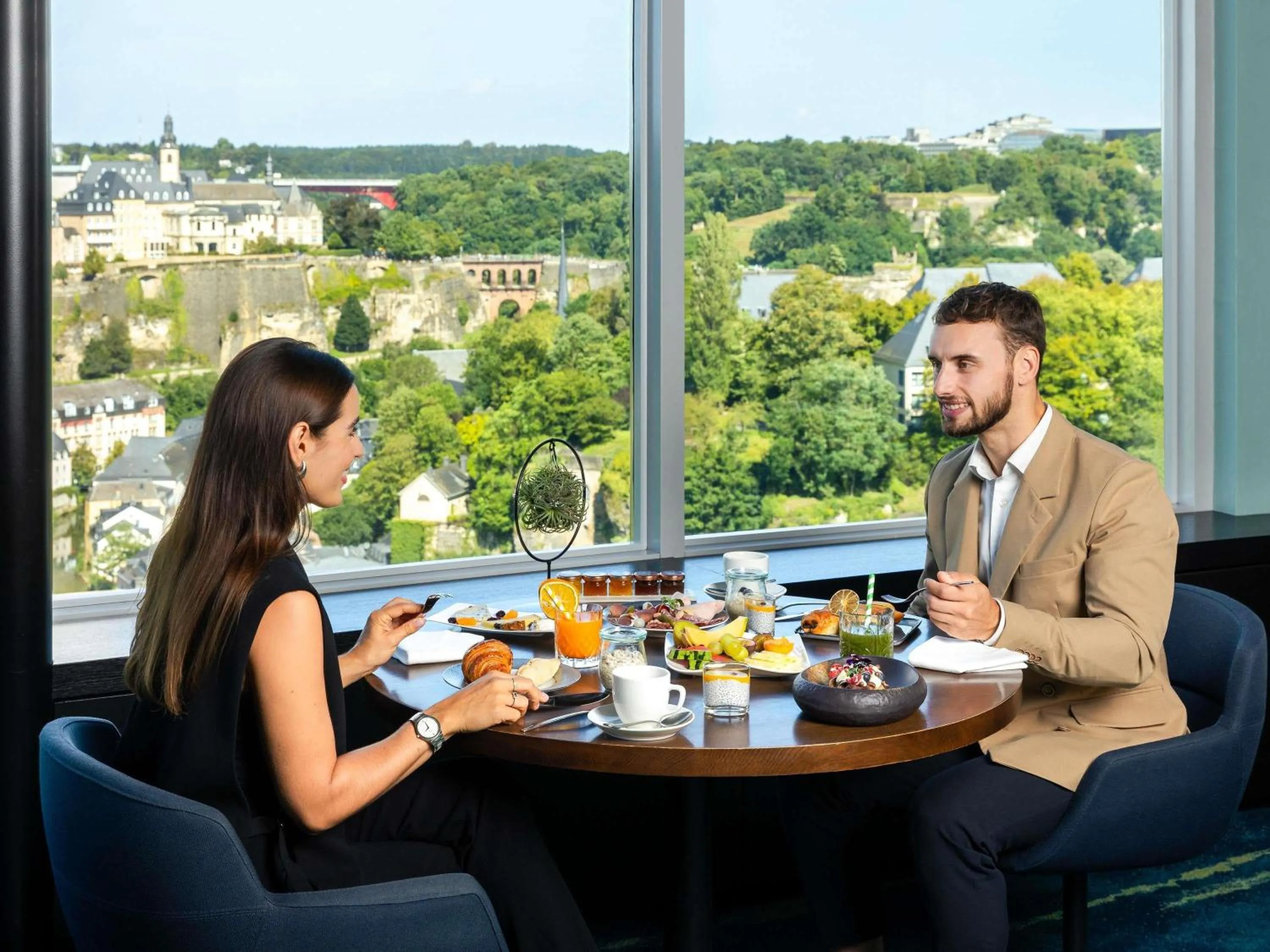 Breakfast in Sofitel Luxembourg Le Grand Ducal