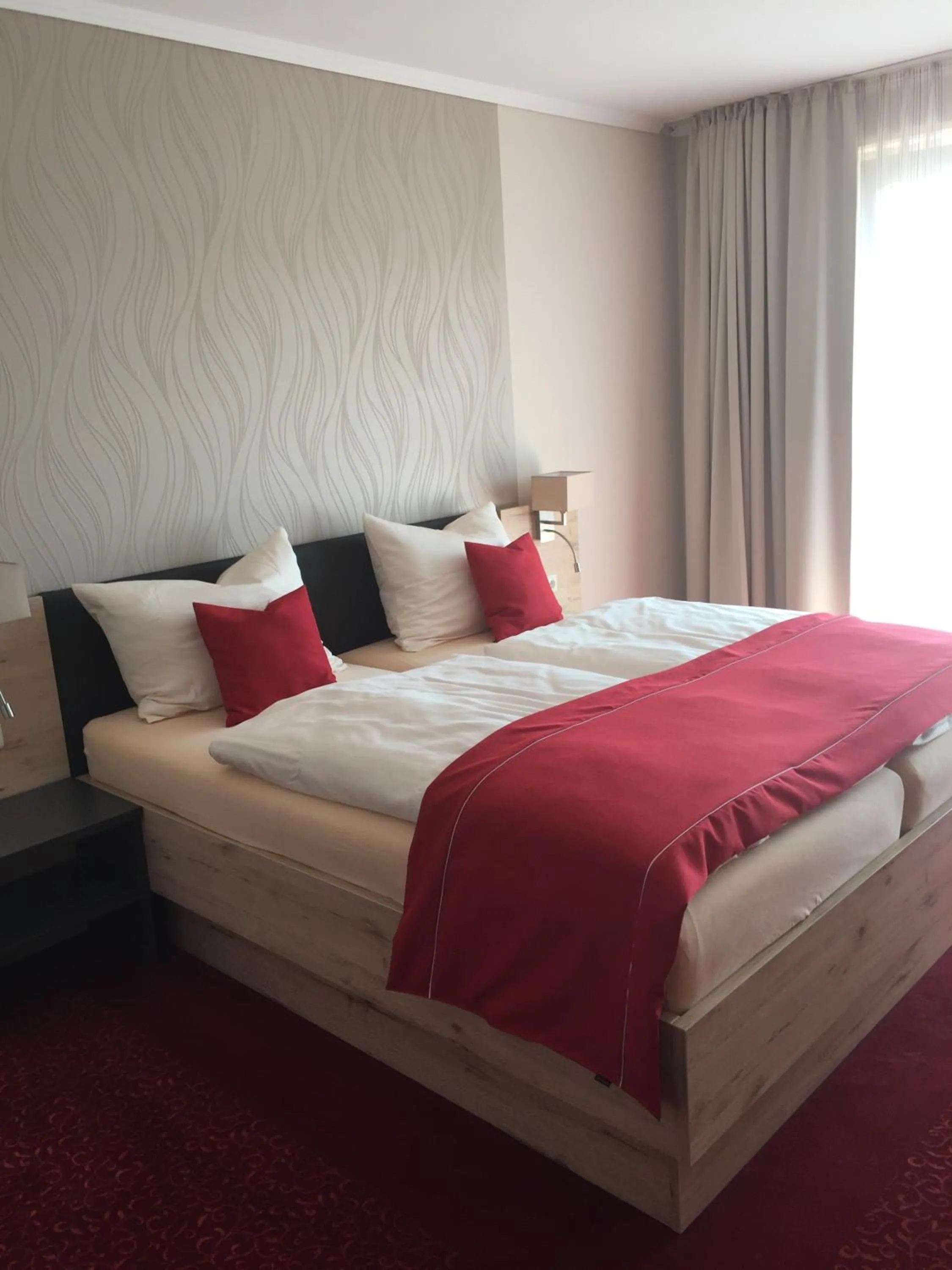 Bed in Hotel Stadt Magdeburg