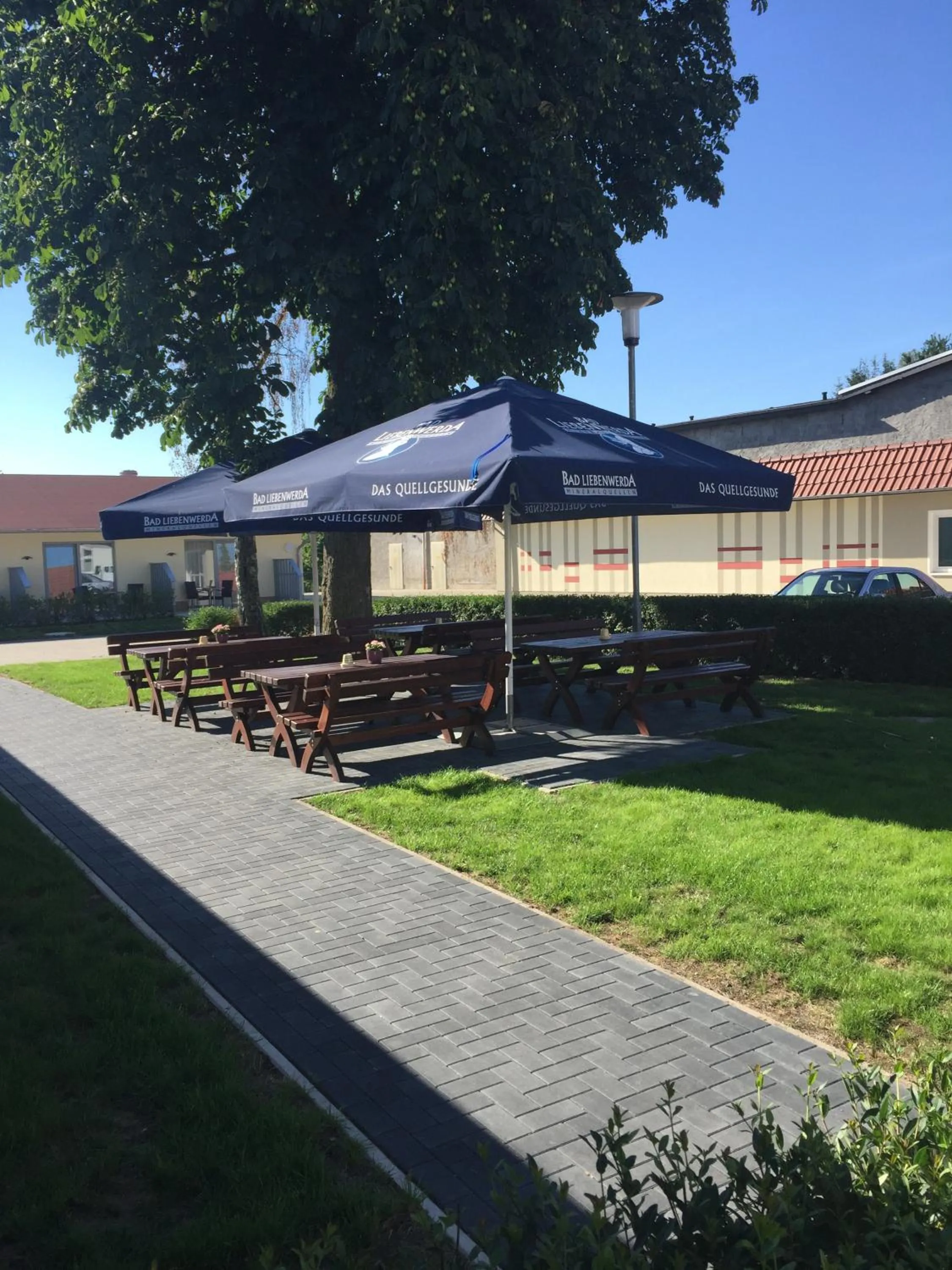Patio in Hotel Stadt Magdeburg
