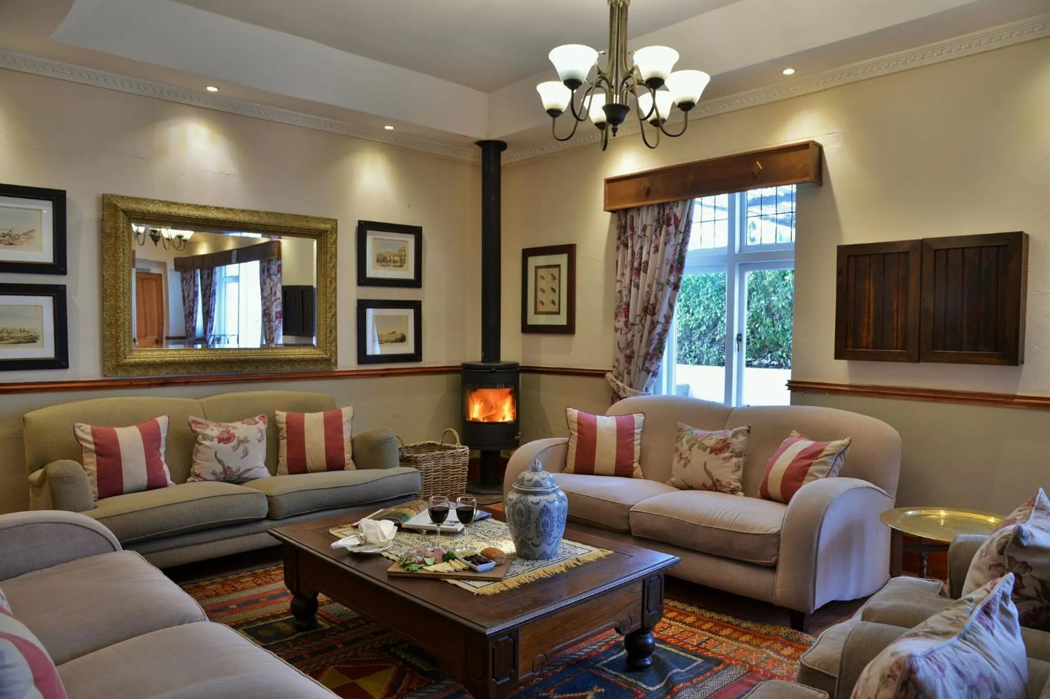 Living room in Mont d'Or Swartberg Hotel