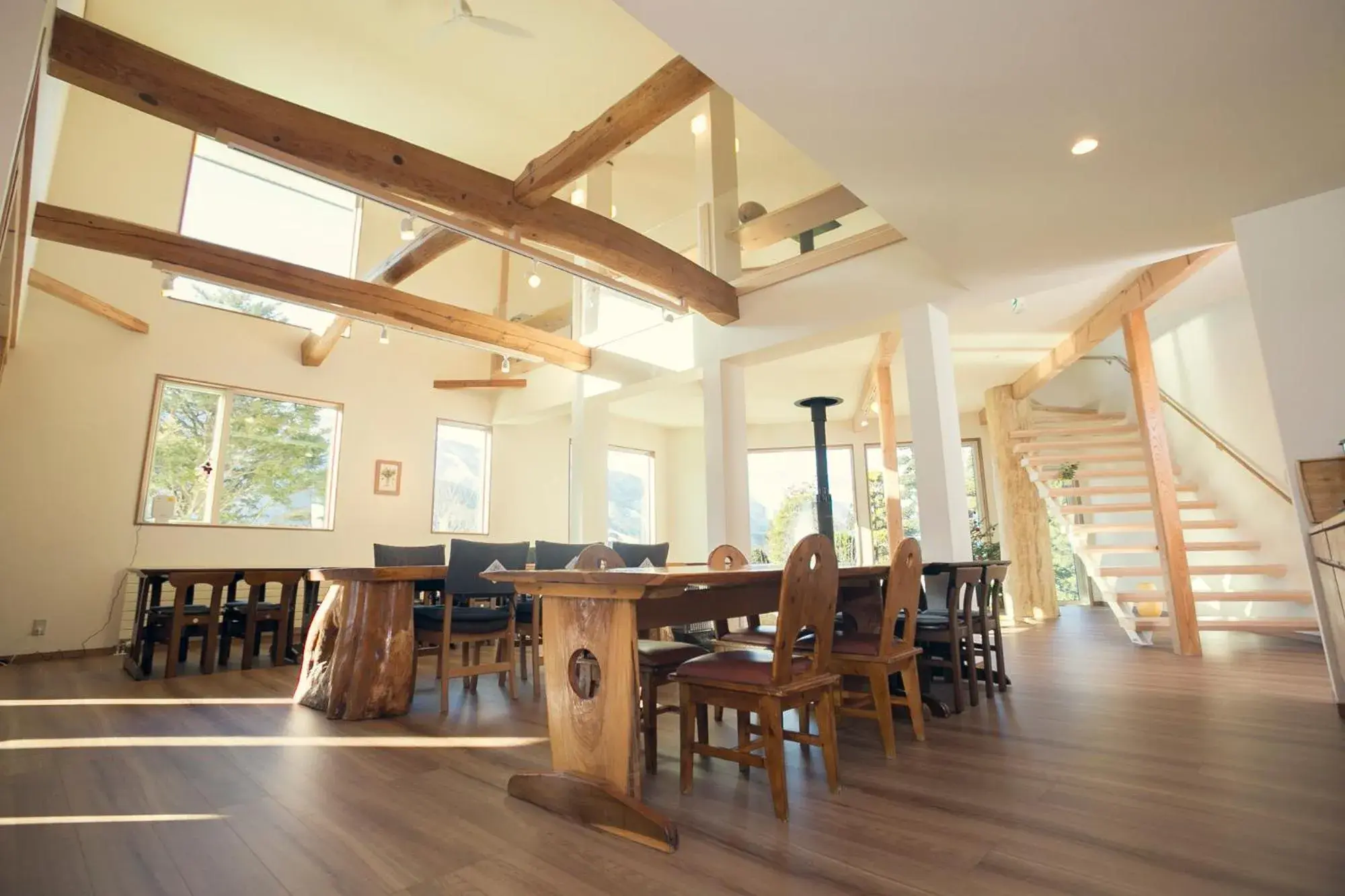 Dining area in Ryokan Mokuzin Dining area in Ryokan Mokuzin