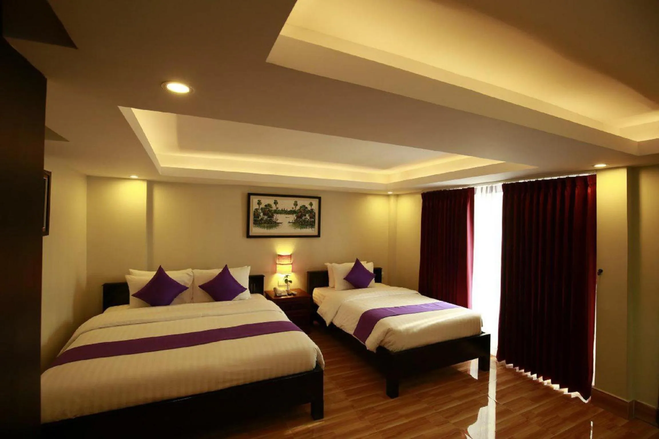 Bed in Chheng Residence