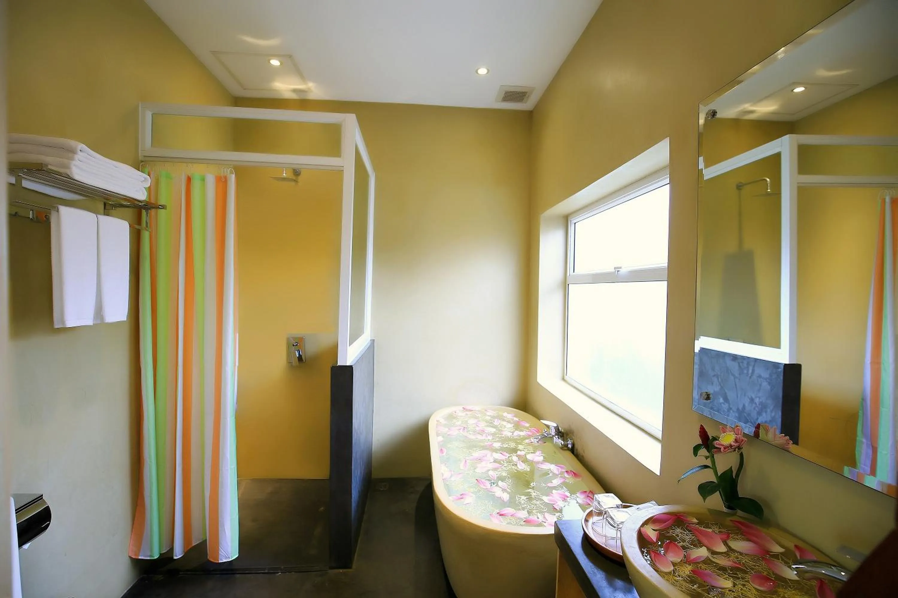 Bathroom, Bed in Chheng Residence