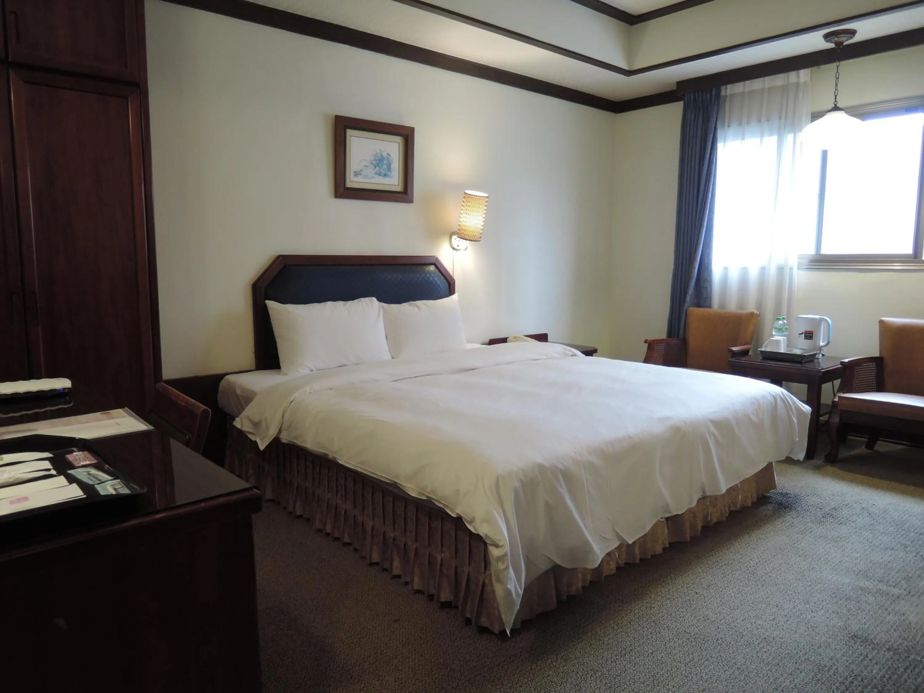 Bed in Guide Hotel Changhua Jhongjheng