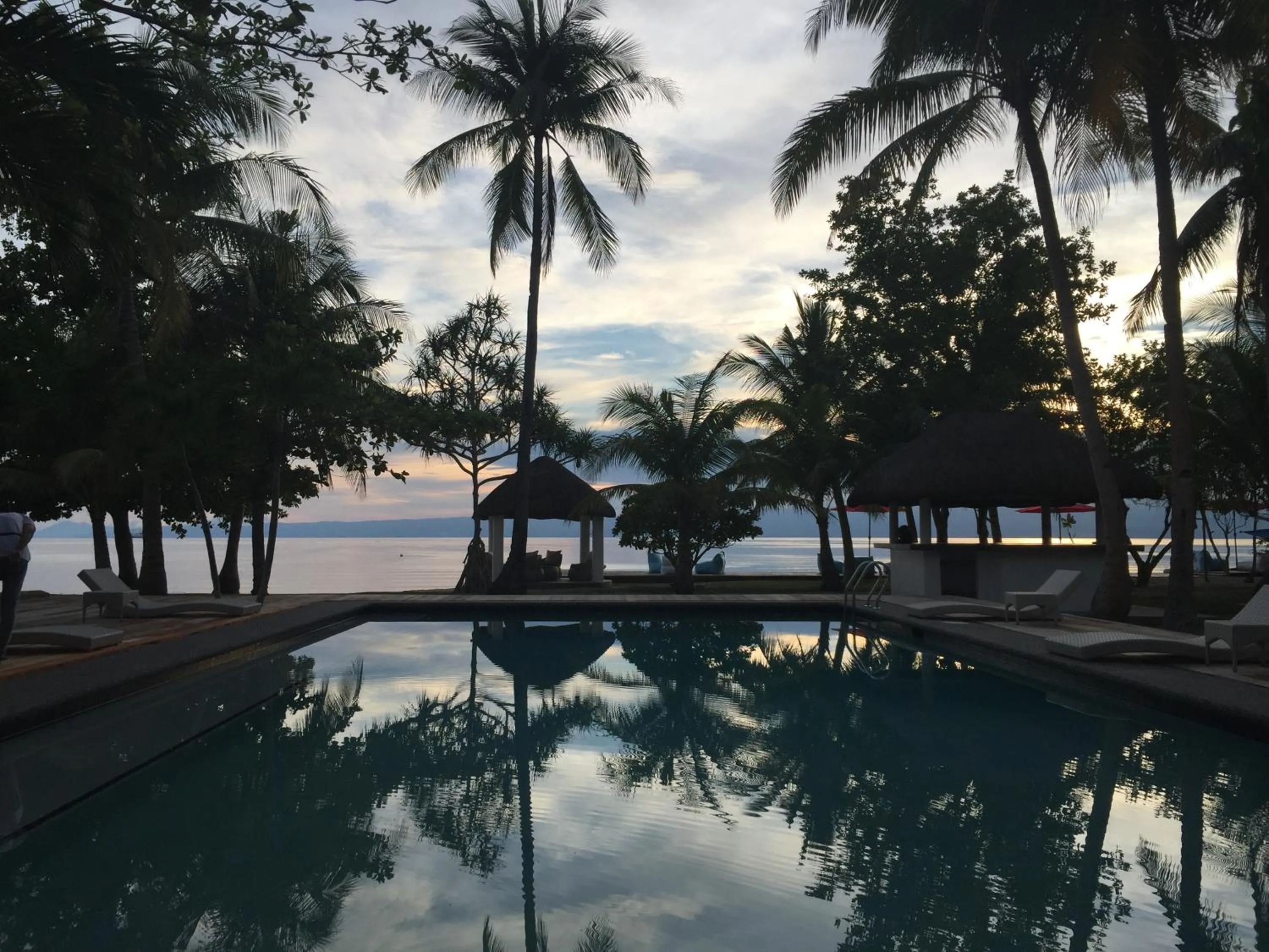 Swimming pool in Cabilao Sanctuary Beach & Dive Resort