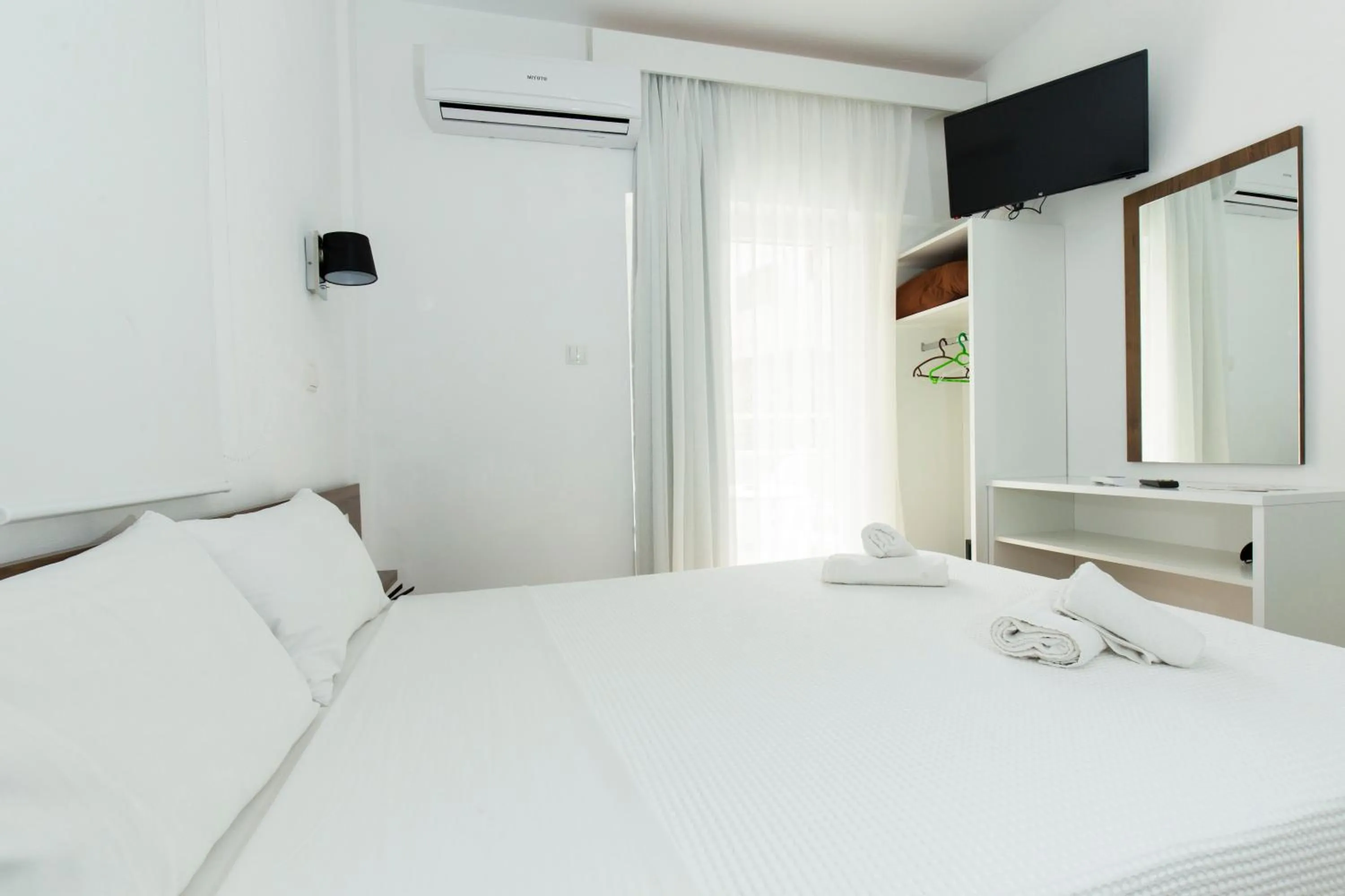 Bedroom, Bed in Kissamia - Self Check In Only - Next to Night Clubs