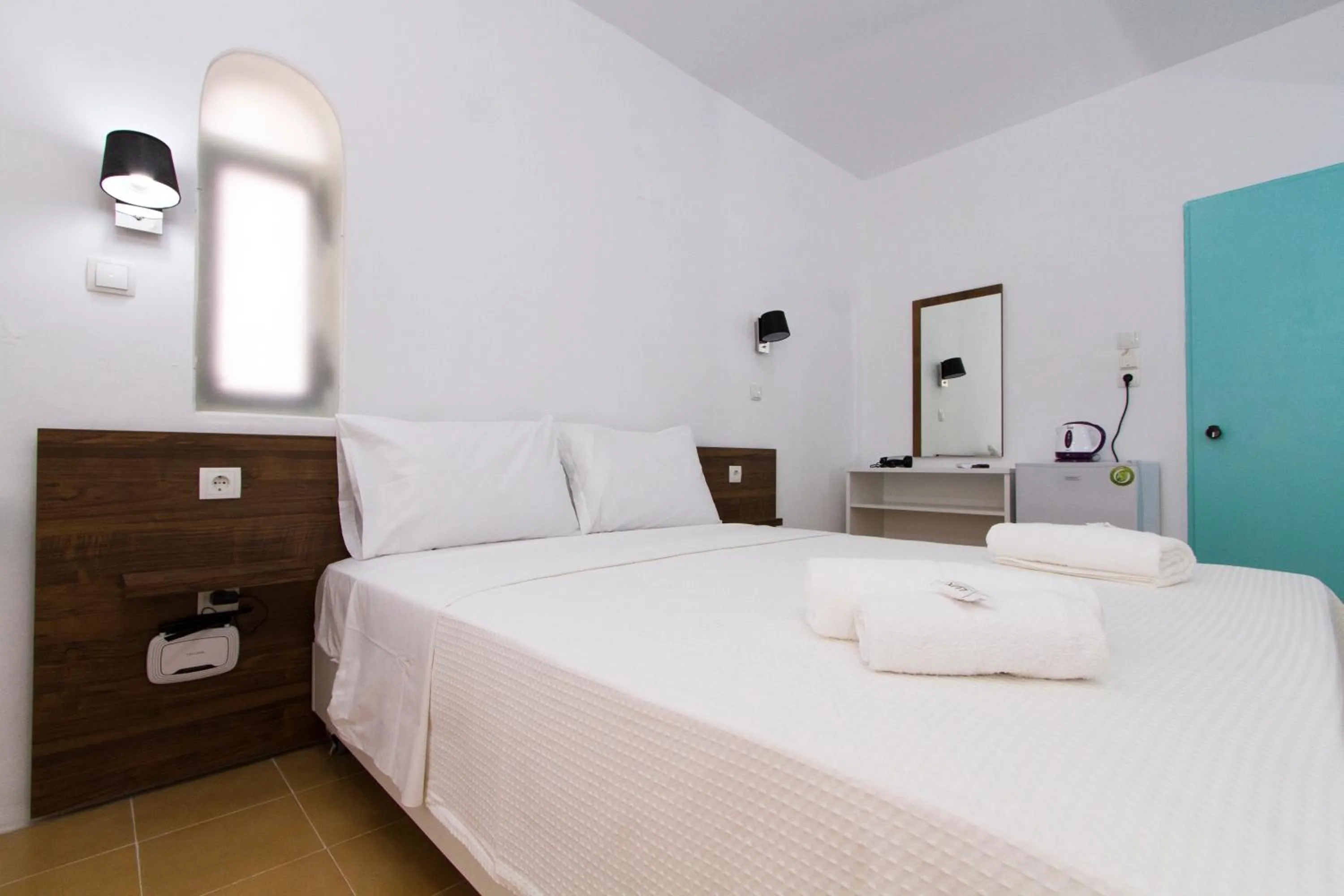 Bedroom, Bed in Kissamia - Self Check In Only - Next to Night Clubs