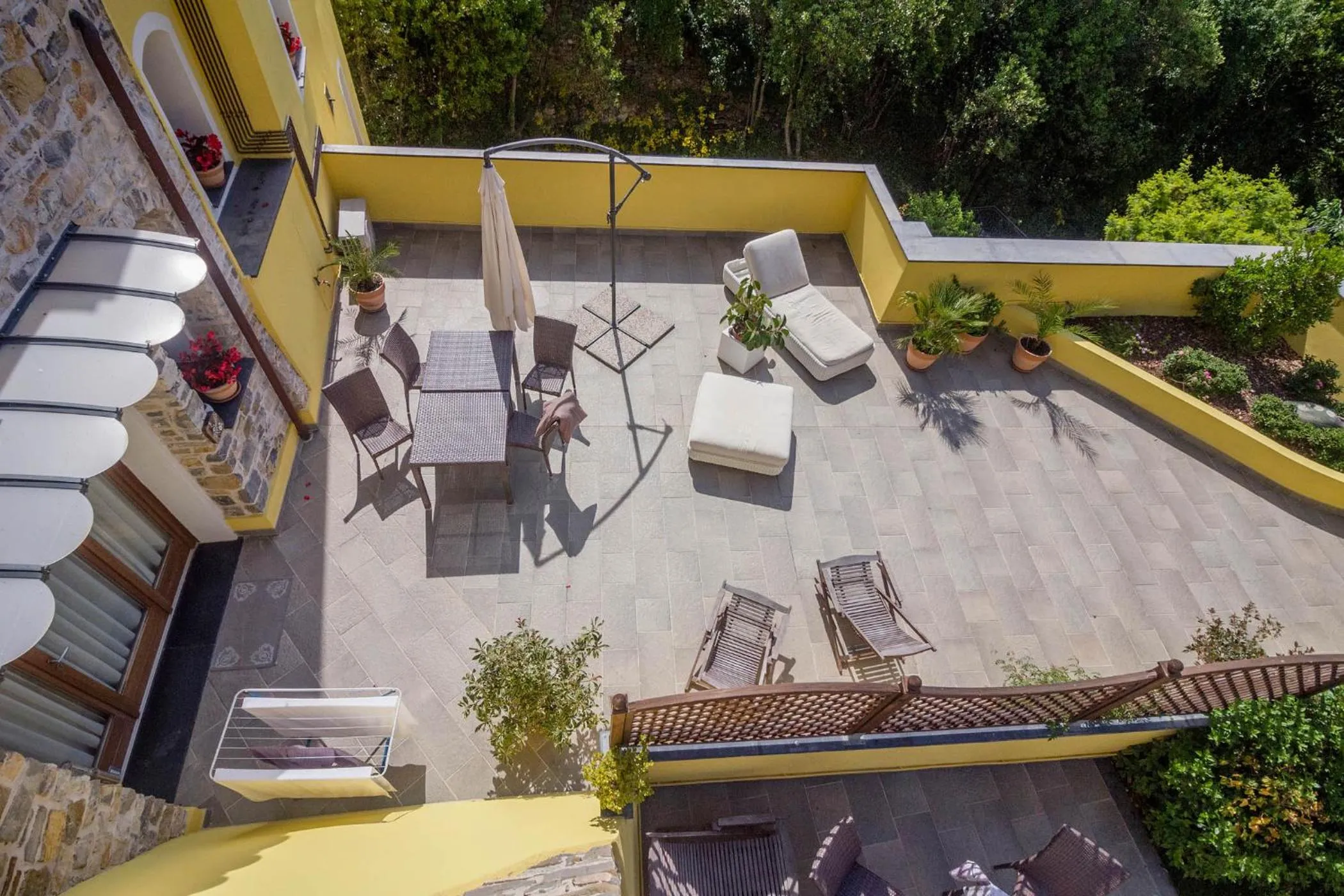 Balcony/Terrace in Appartamenti Antico Frantoio Doria