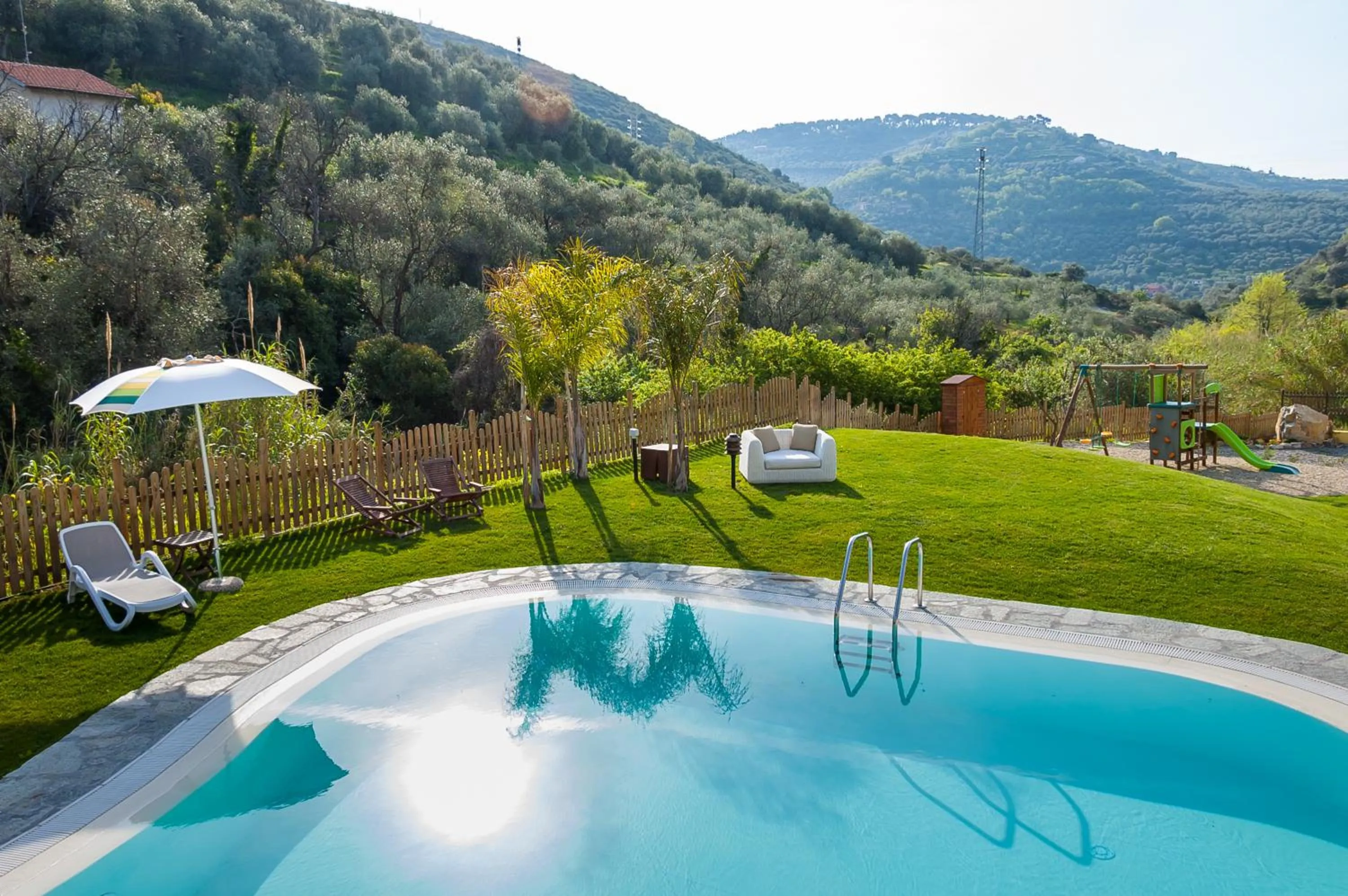 Swimming pool in Appartamenti Antico Frantoio Doria