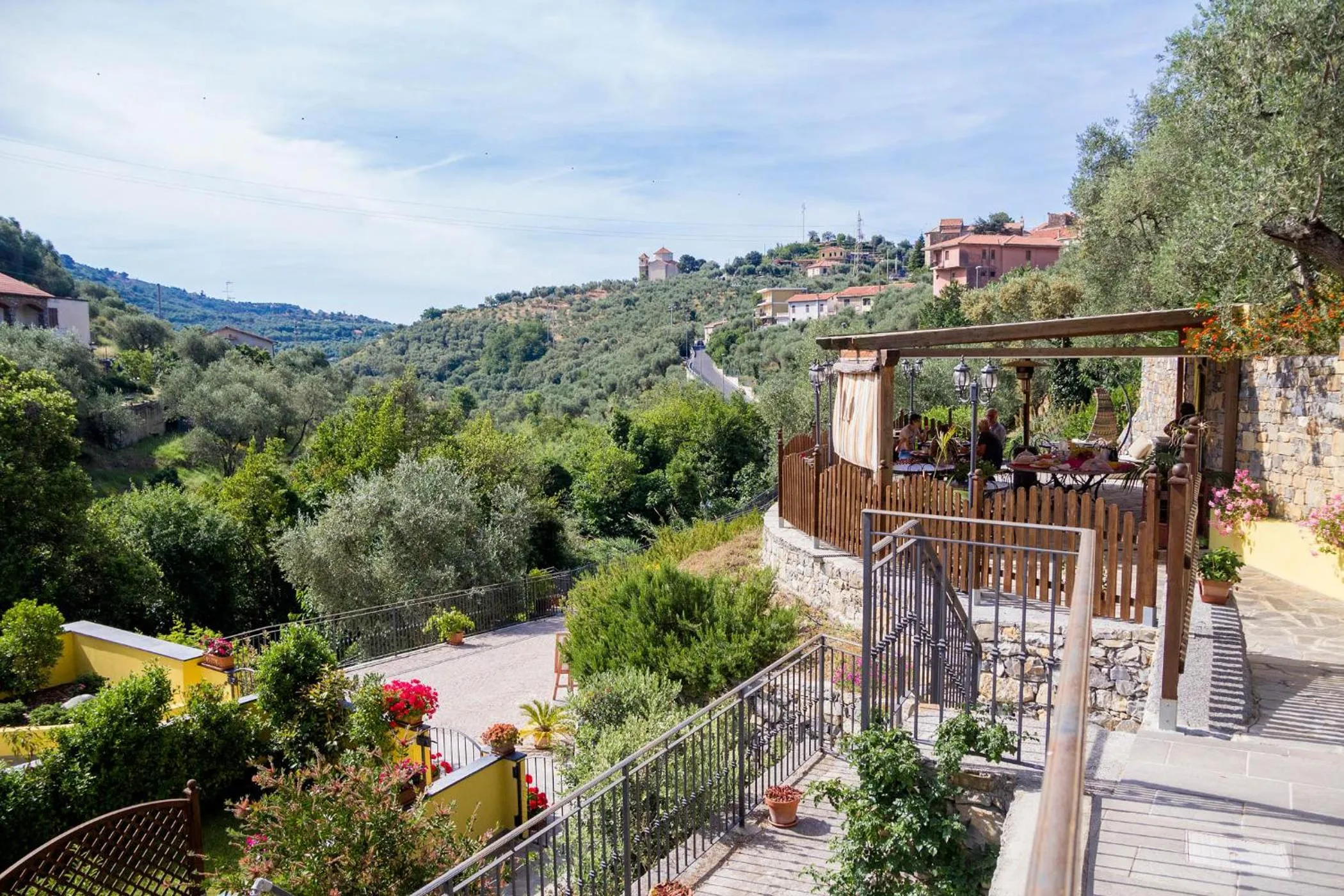 Balcony/Terrace in Appartamenti Antico Frantoio Doria