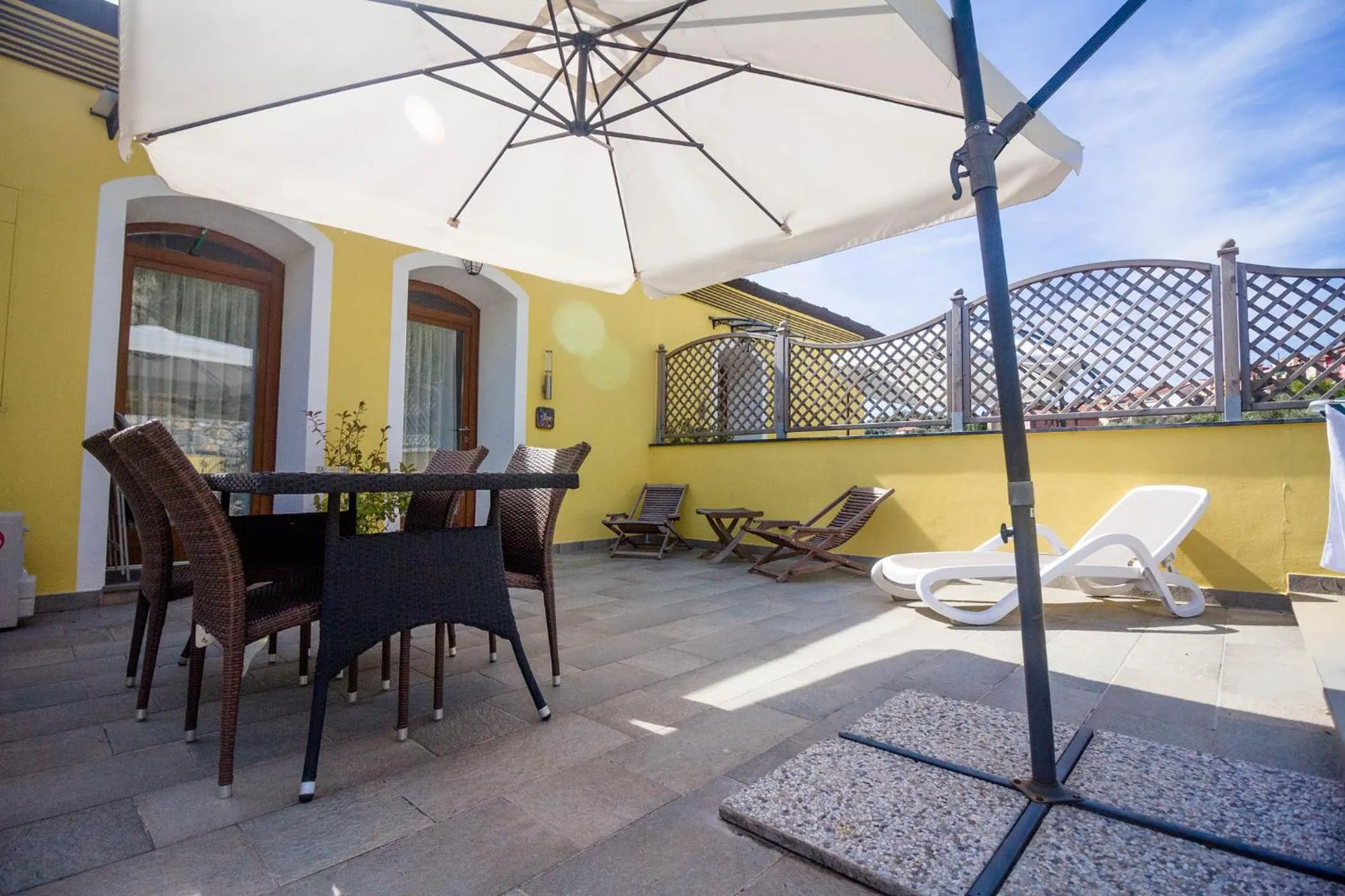 Balcony/Terrace in Appartamenti Antico Frantoio Doria